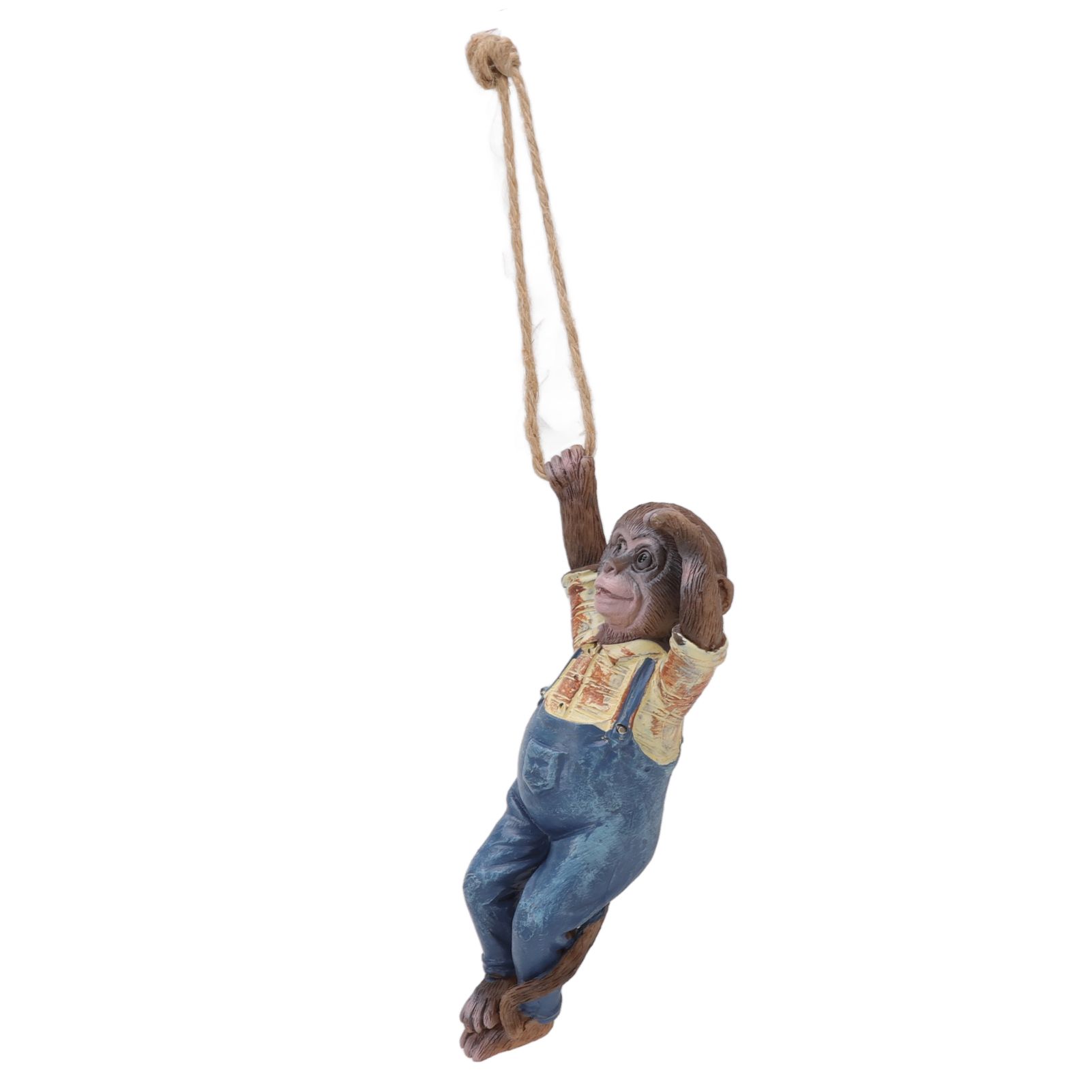Garden Monkey Statues Cute Simulation Resin Hanging Monkey Garden Ornament for Outdoor Garden Lawn Patio - Image 6