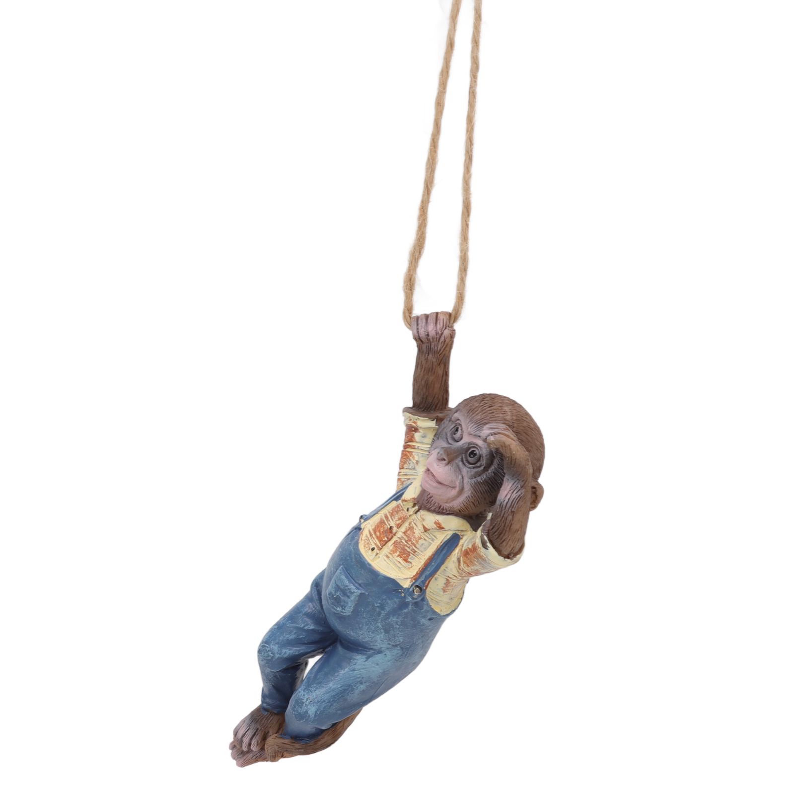 Garden Monkey Statues Cute Simulation Resin Hanging Monkey Garden Ornament for Outdoor Garden Lawn Patio - Image 8