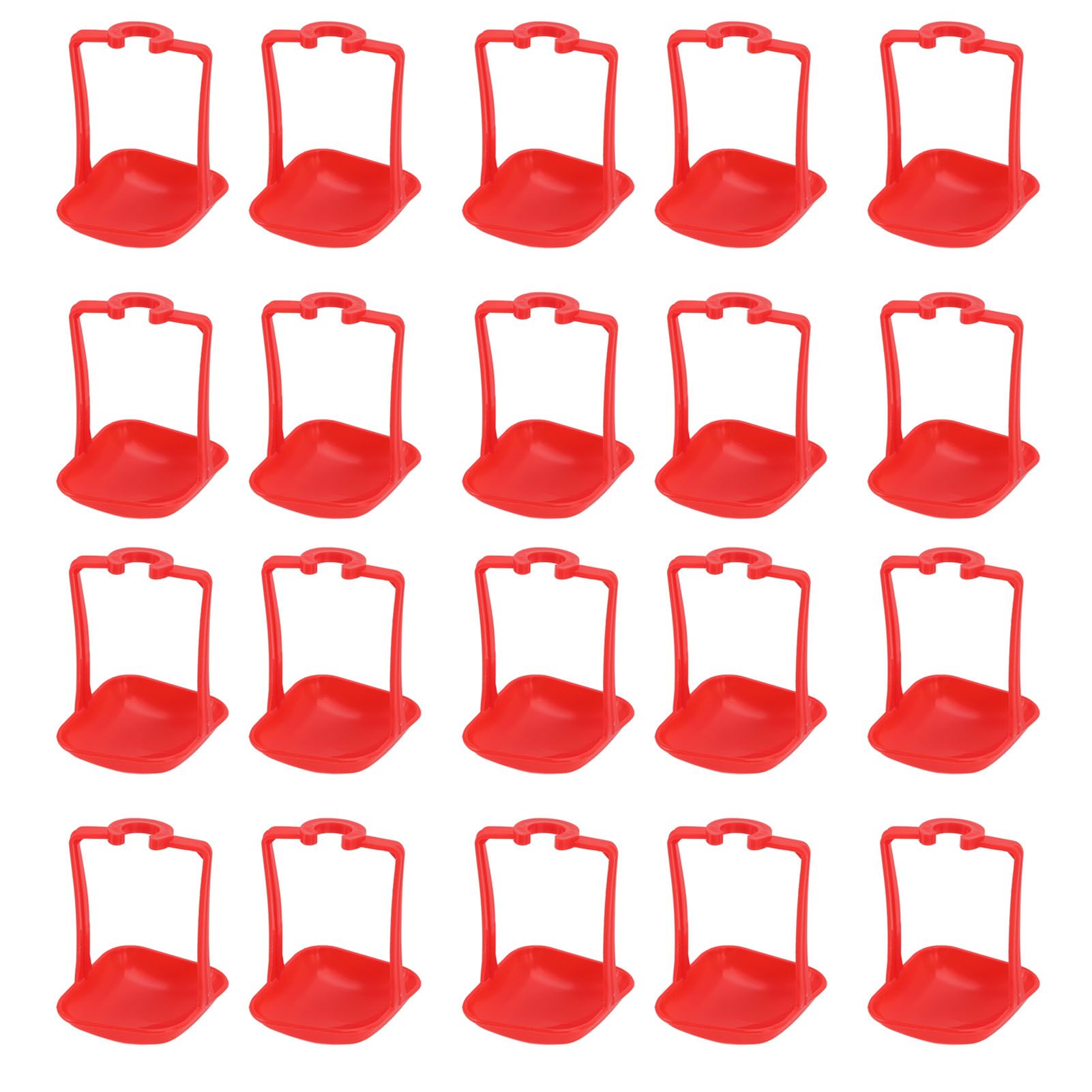 20Pcs Chicken Automatic Waterer Cups Rust Proof Bright Color Chicken Drinking Cups for Farm Red - Image 4