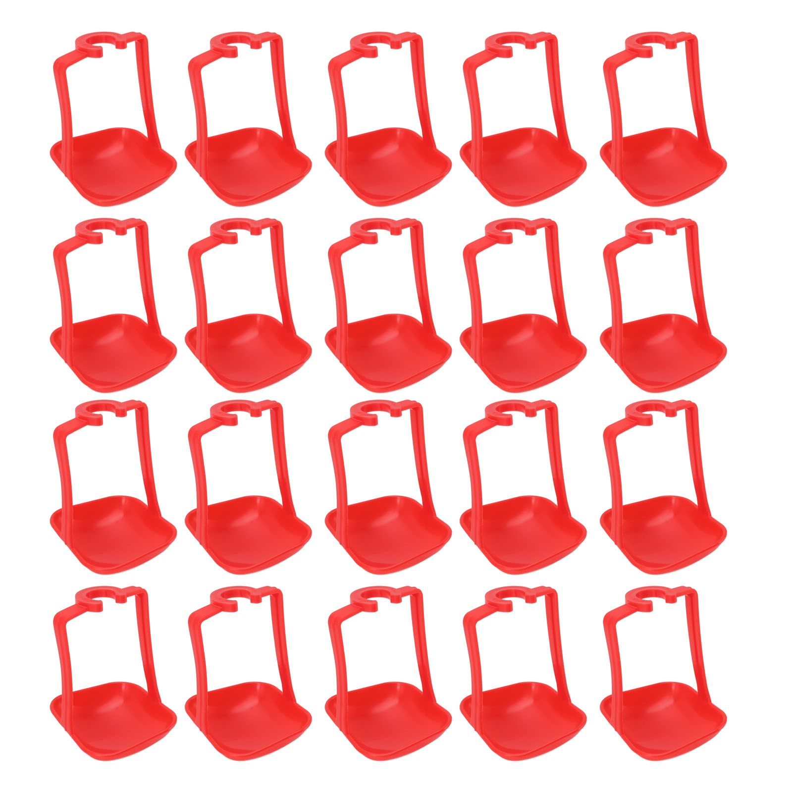 20Pcs Chicken Automatic Waterer Cups Rust Proof Bright Color Chicken Drinking Cups for Farm Red - Image 6
