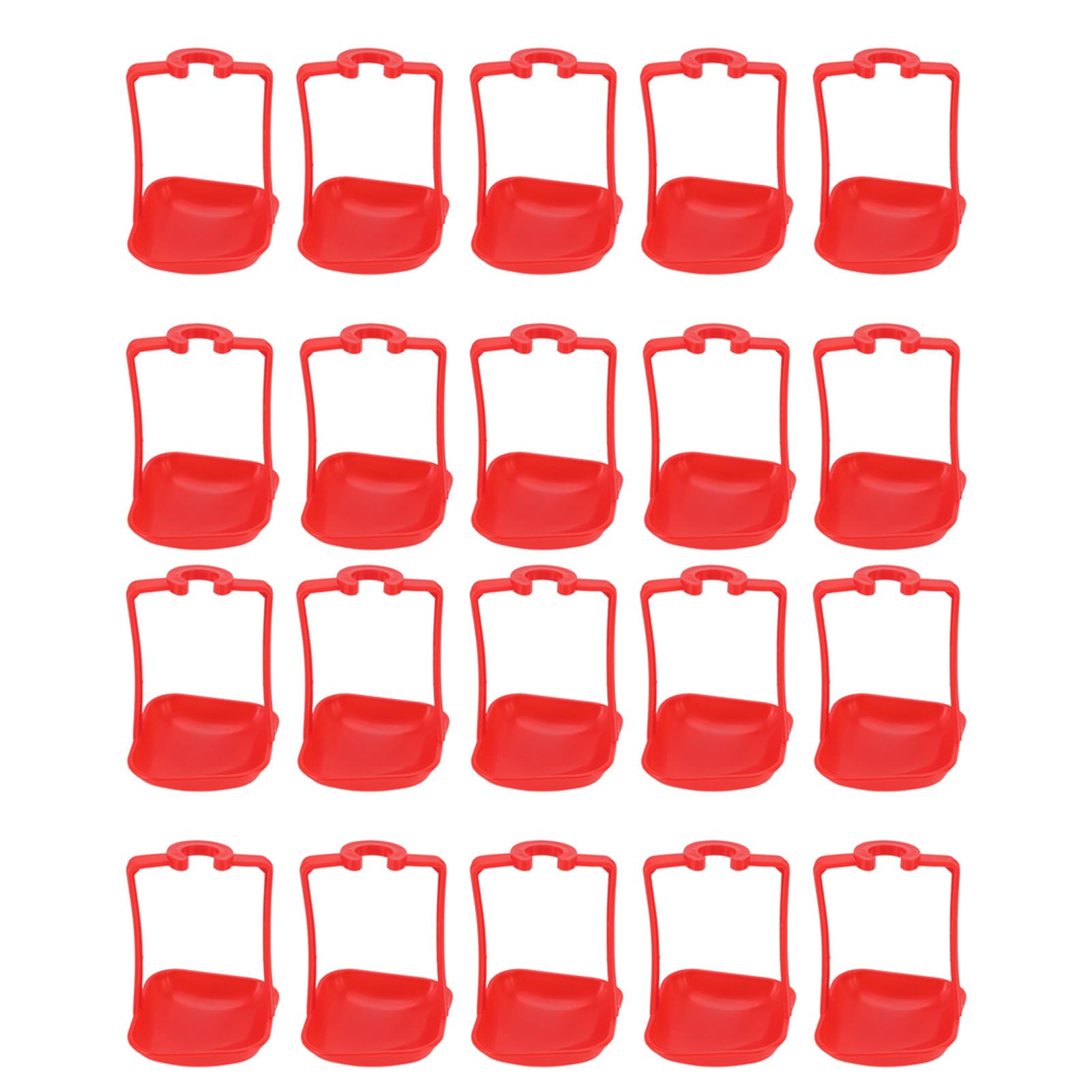 20Pcs Chicken Automatic Waterer Cups Rust Proof Bright Color Chicken Drinking Cups for Farm Red - Image 8