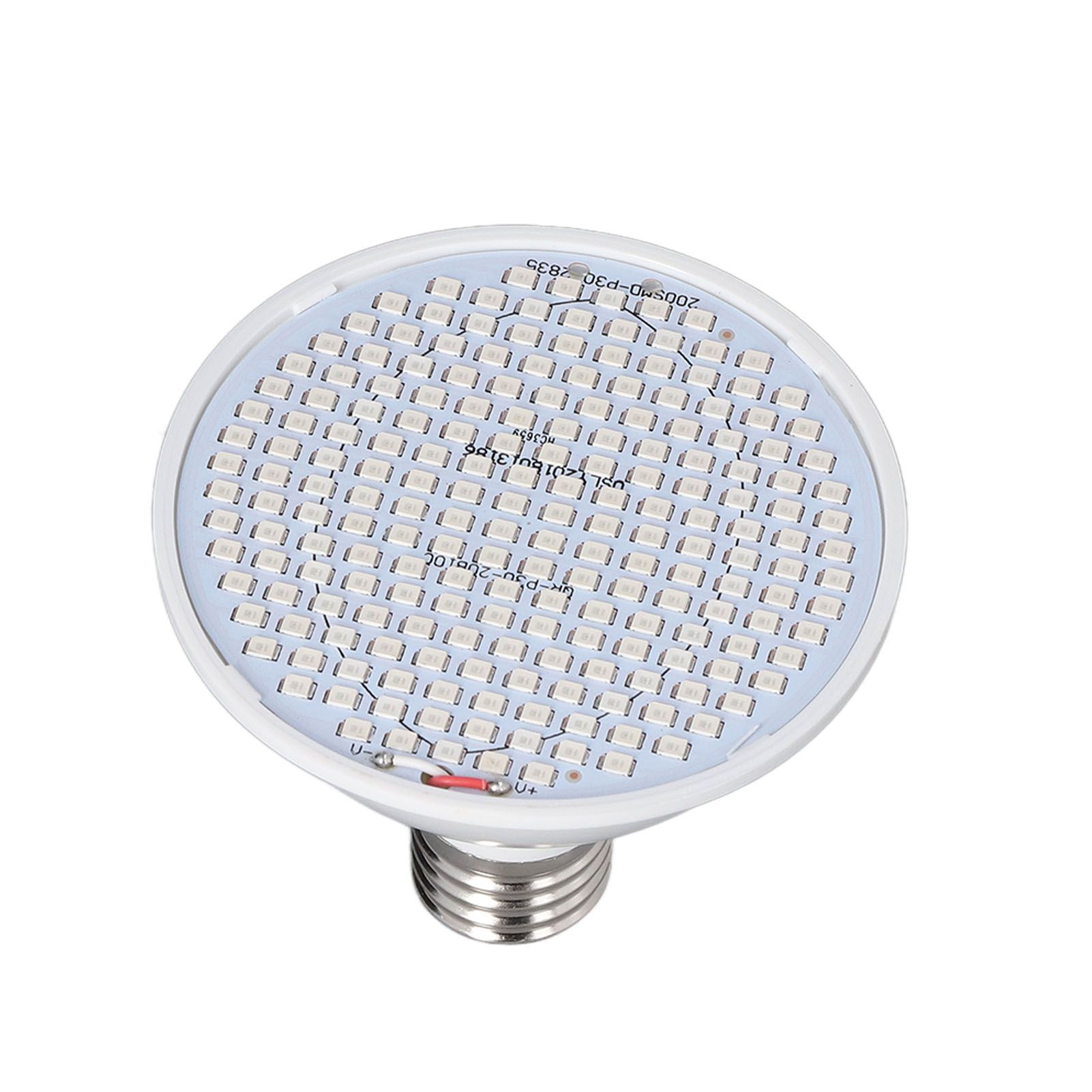 Plant Light E27 Bulb Red Blue Light E27 LED Grow Bulb for Indoor Seedlings 85‑265V E27 200 - Image 2