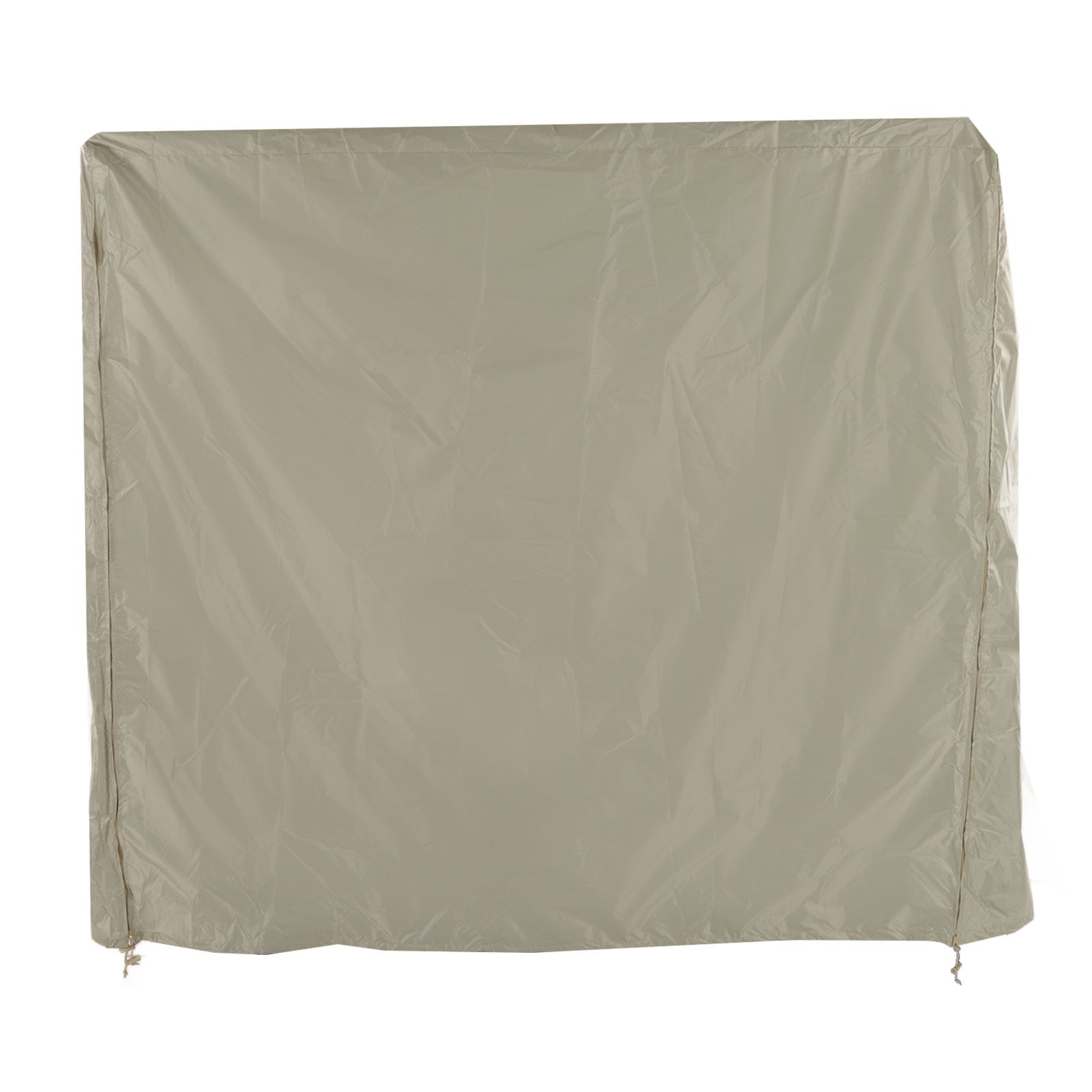 Table Tennis Table Dust Cover 190 Silver Coated Polyester Taffeta Courtyard Patio Waterproof Table Tile Cover with Zipper Beige 155x75x144cm - Image 4