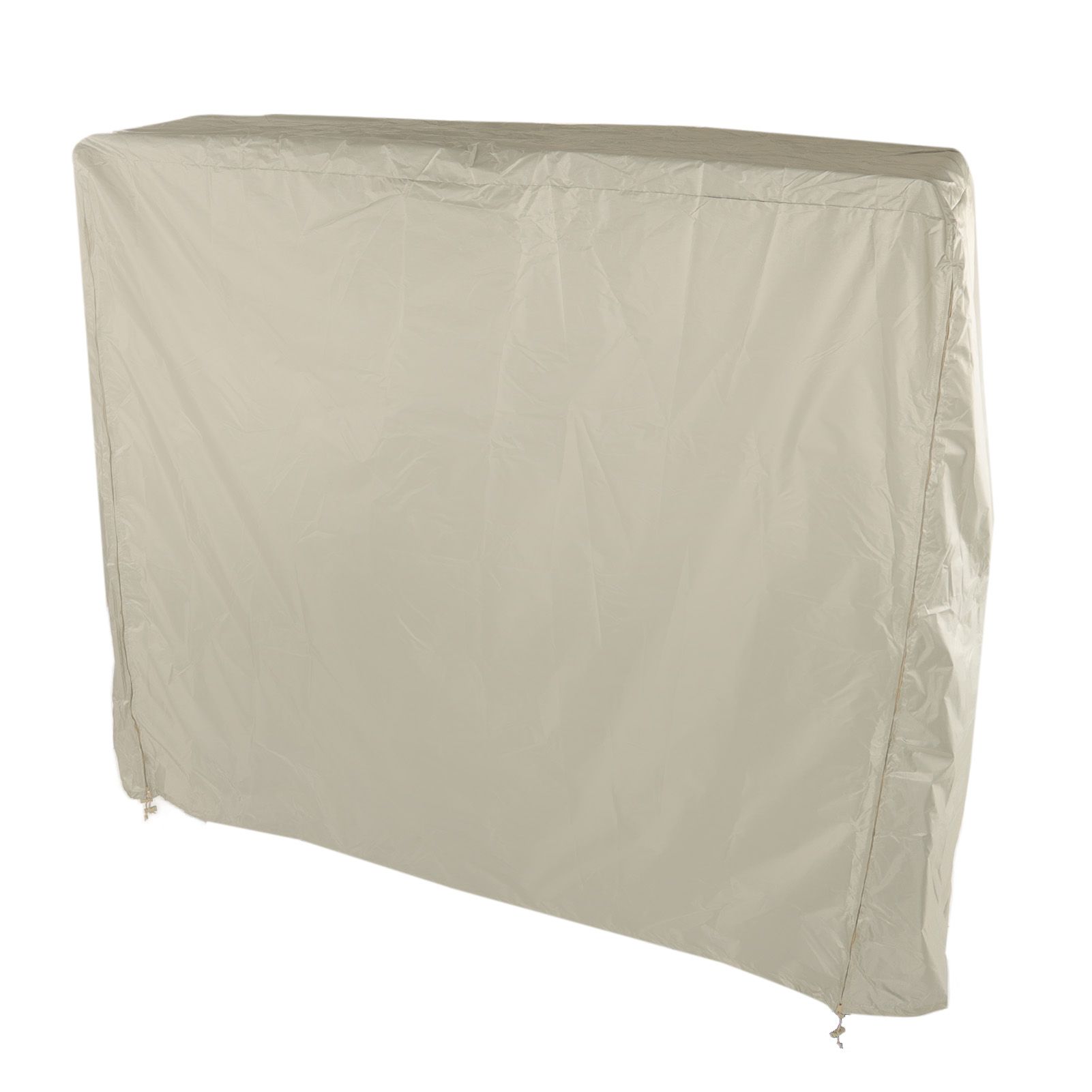 Table Tennis Table Dust Cover 190 Silver Coated Polyester Taffeta Courtyard Patio Waterproof Table Tile Cover with Zipper Beige 155x75x144cm - Image 7