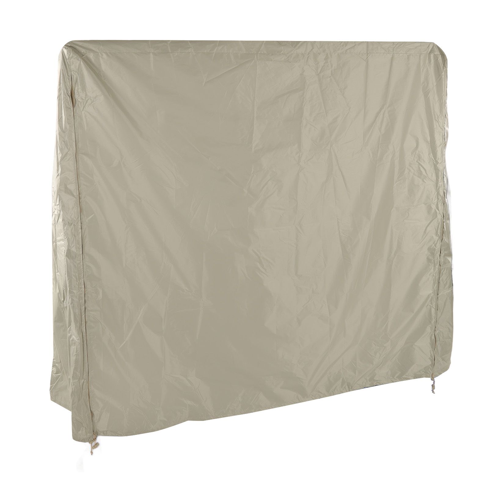 Table Tennis Table Dust Cover 190 Silver Coated Polyester Taffeta Courtyard Patio Waterproof Table Tile Cover with Zipper Beige 155x75x144cm - Image 8