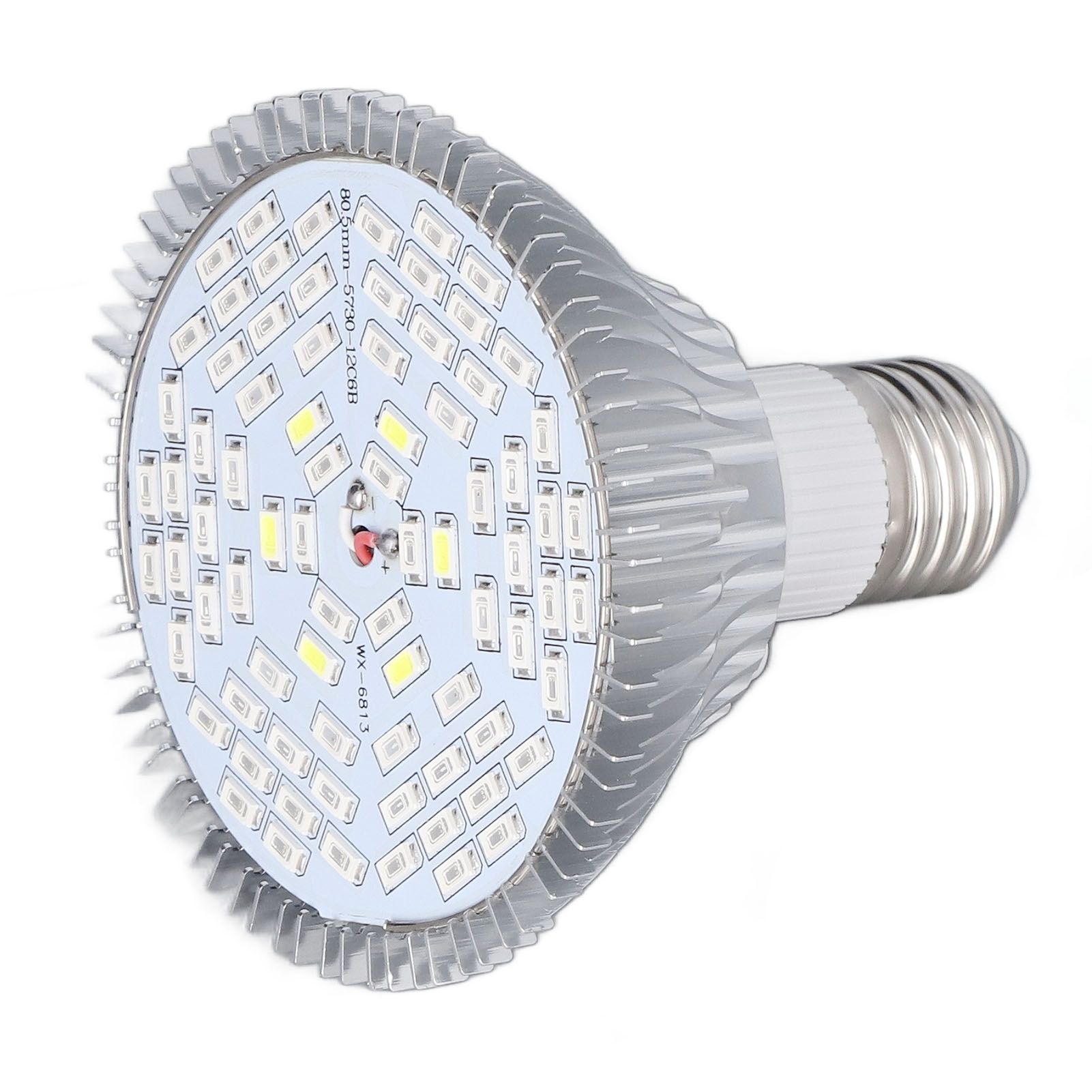 LED Grow Lamp Bulb E27 Low Power Consumption Full Spectrum Low Heat Generation LED Plant Growth Lamp Bulb 85‑265V 50W, 78 Beads - Image 3