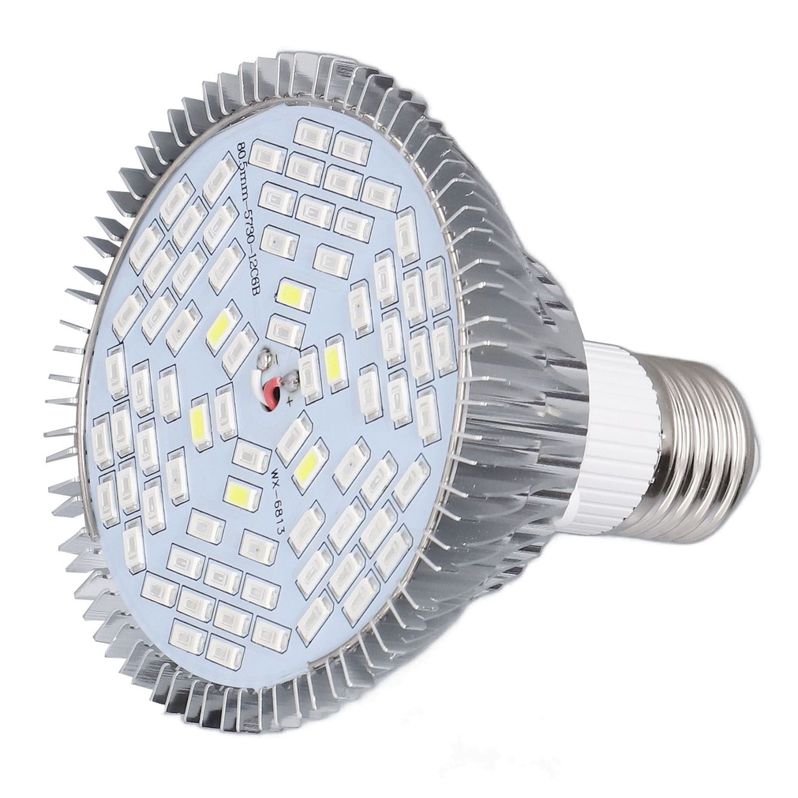 LED Grow Lamp Bulb E27 Low Power Consumption Full Spectrum Low Heat Generation LED Plant Growth Lamp Bulb 85‑265V 50W, 78 Beads - Image 8