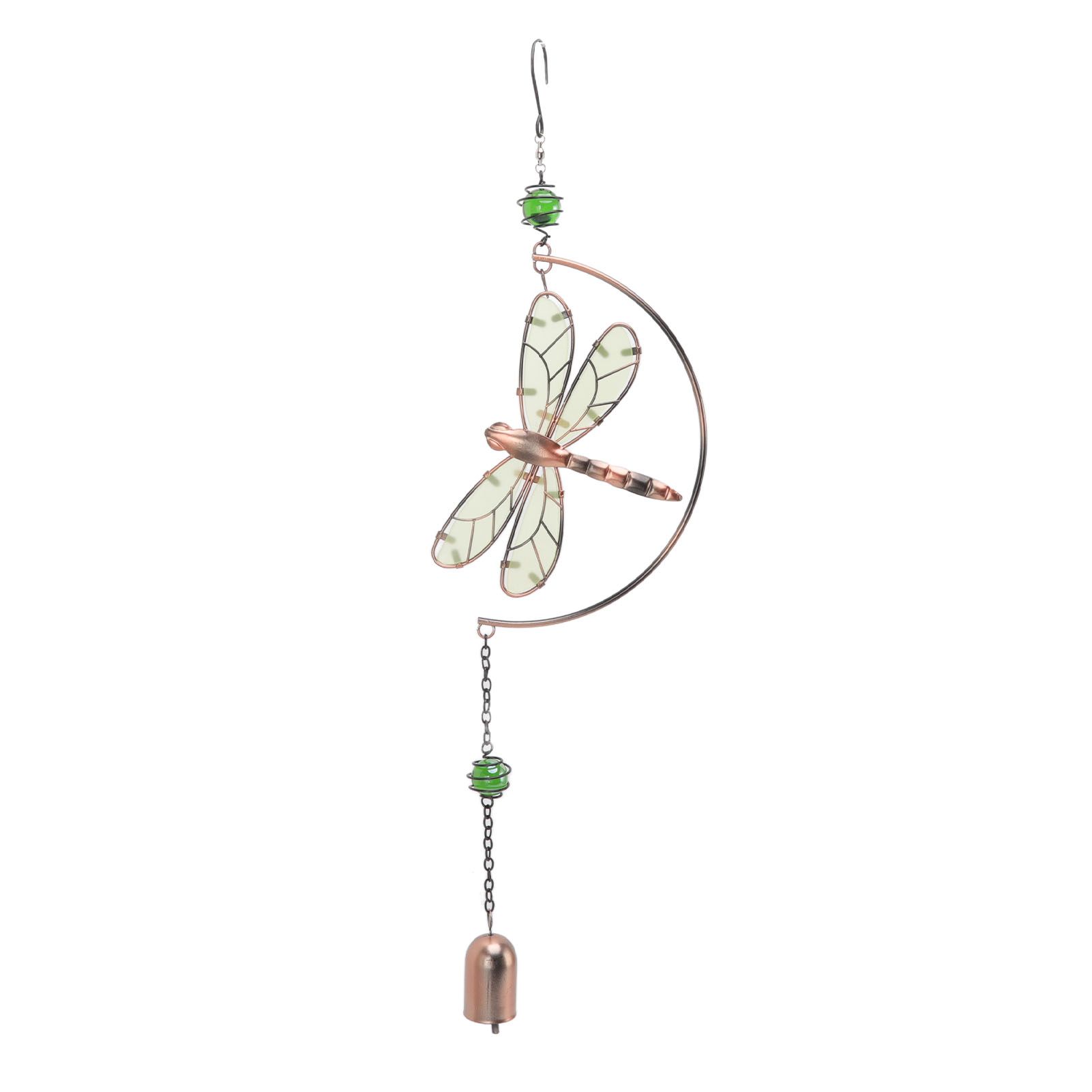 Dragonfly Wind Chimes Waterproof Beautiful Melody Iron Hanging Ornaments for Home Decoration - Image 1