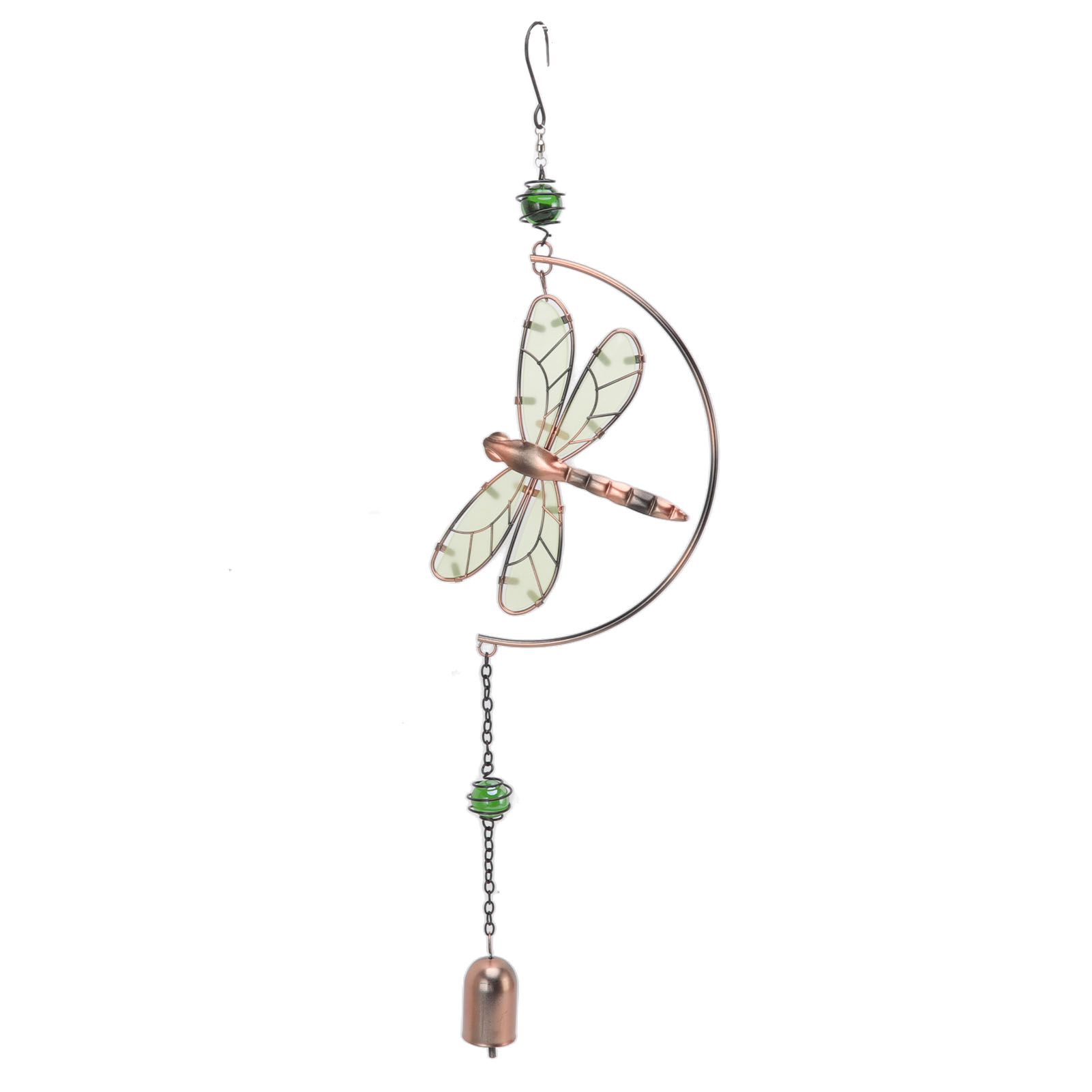 Dragonfly Wind Chimes Waterproof Beautiful Melody Iron Hanging Ornaments for Home Decoration - Image 2