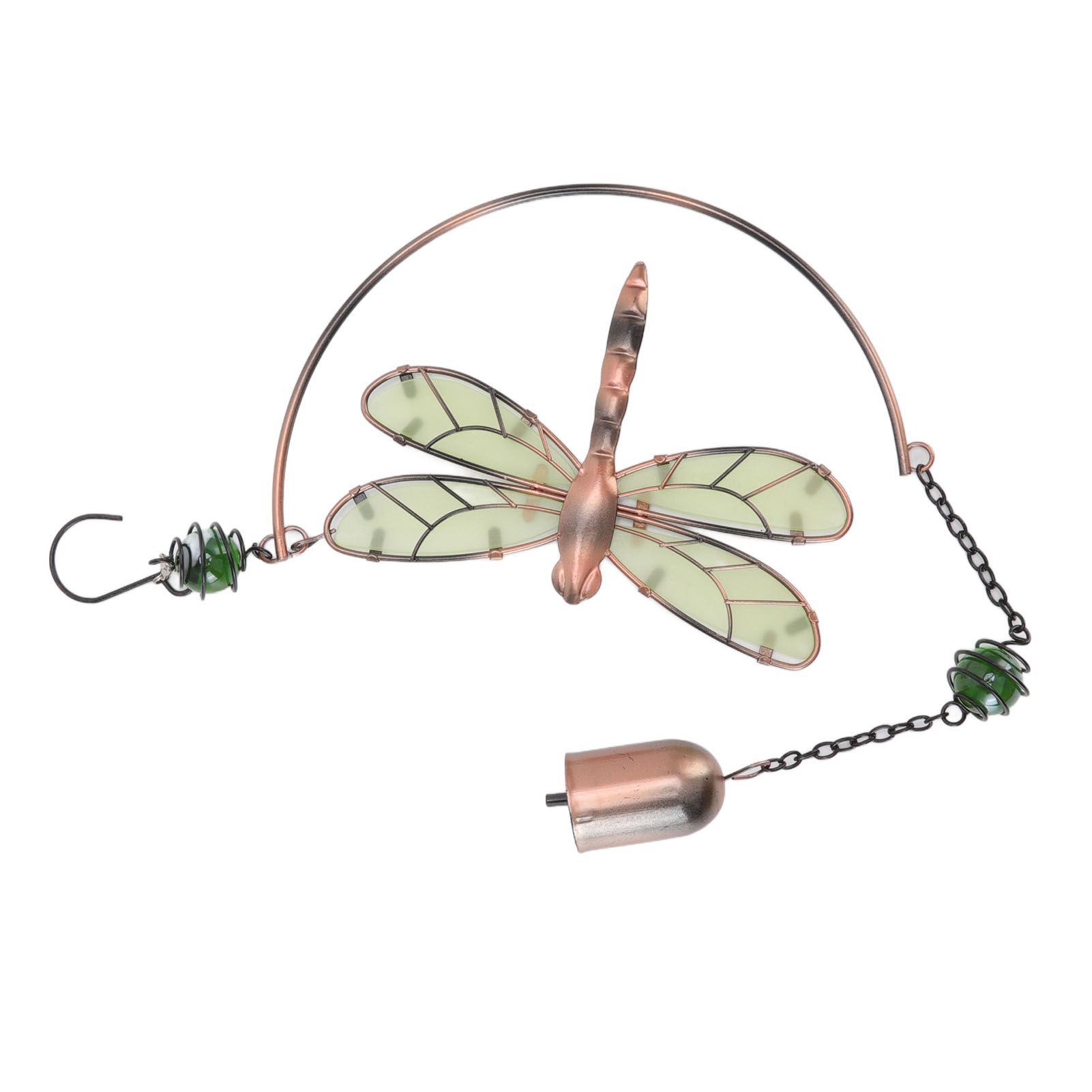 Dragonfly Wind Chimes Waterproof Beautiful Melody Iron Hanging Ornaments for Home Decoration - Image 6