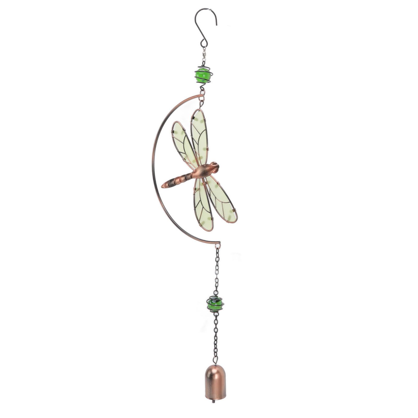 Dragonfly Wind Chimes Waterproof Beautiful Melody Iron Hanging Ornaments for Home Decoration - Image 8