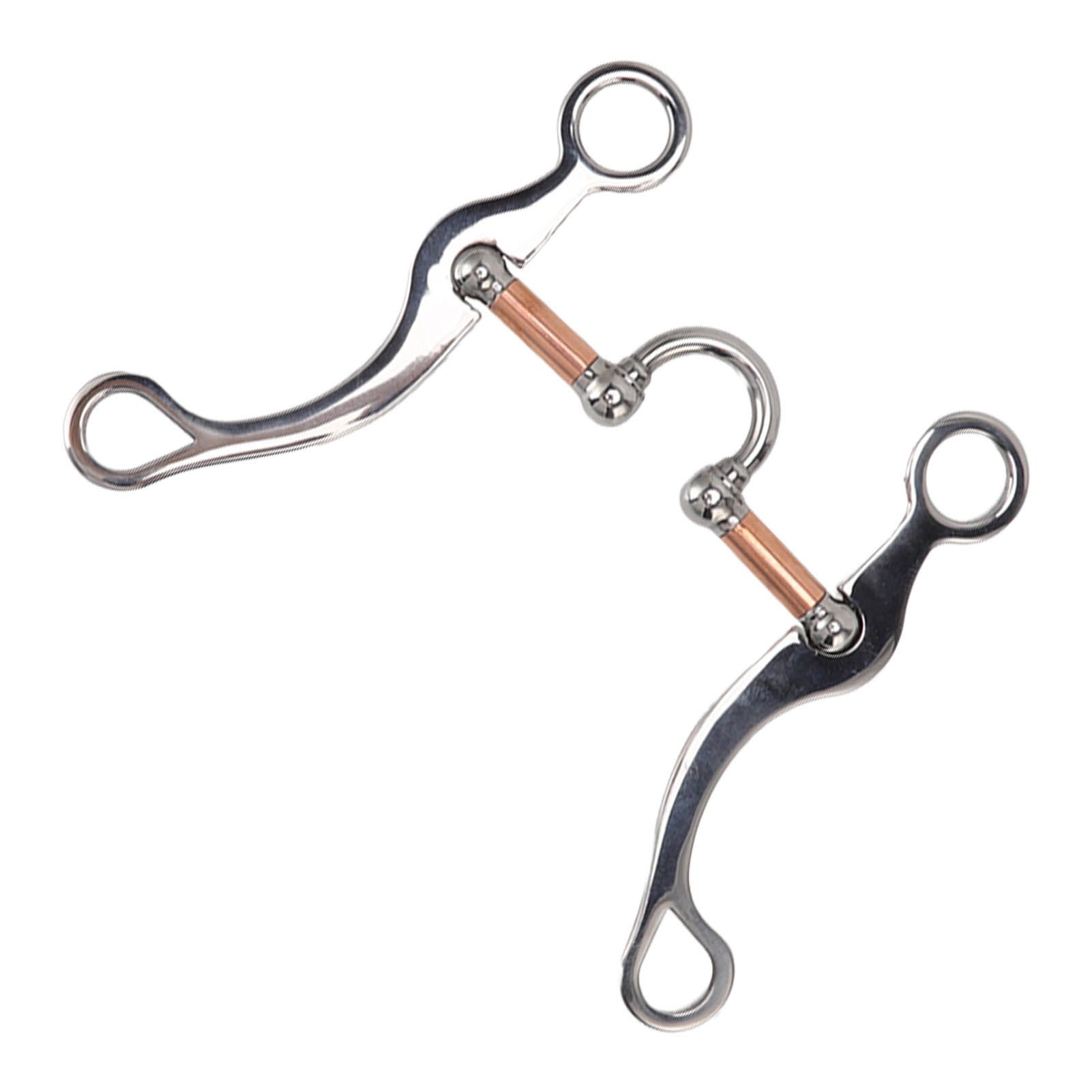 Horse Snaffle Bit Stainless Steel Rose Gold Plated Horse Gag Loose Ring Outdoor Garden Cultivation Horse Mouth Bit - Image 7