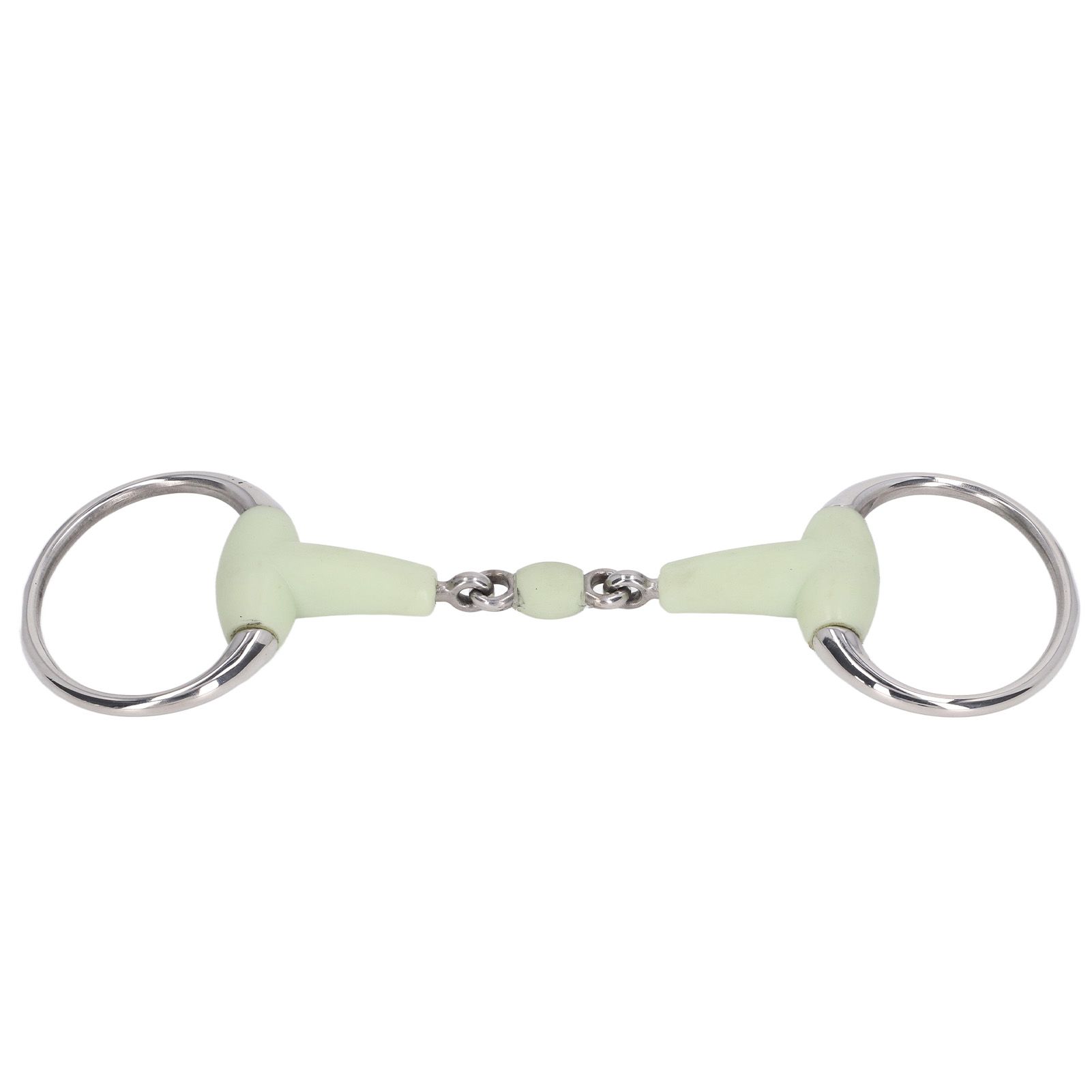Horse Snaffle Bit Stainless Steel Horse Snaffle Roller Garden Breeding Mouth Bit for for 125mm Horse Mouth - Image 8