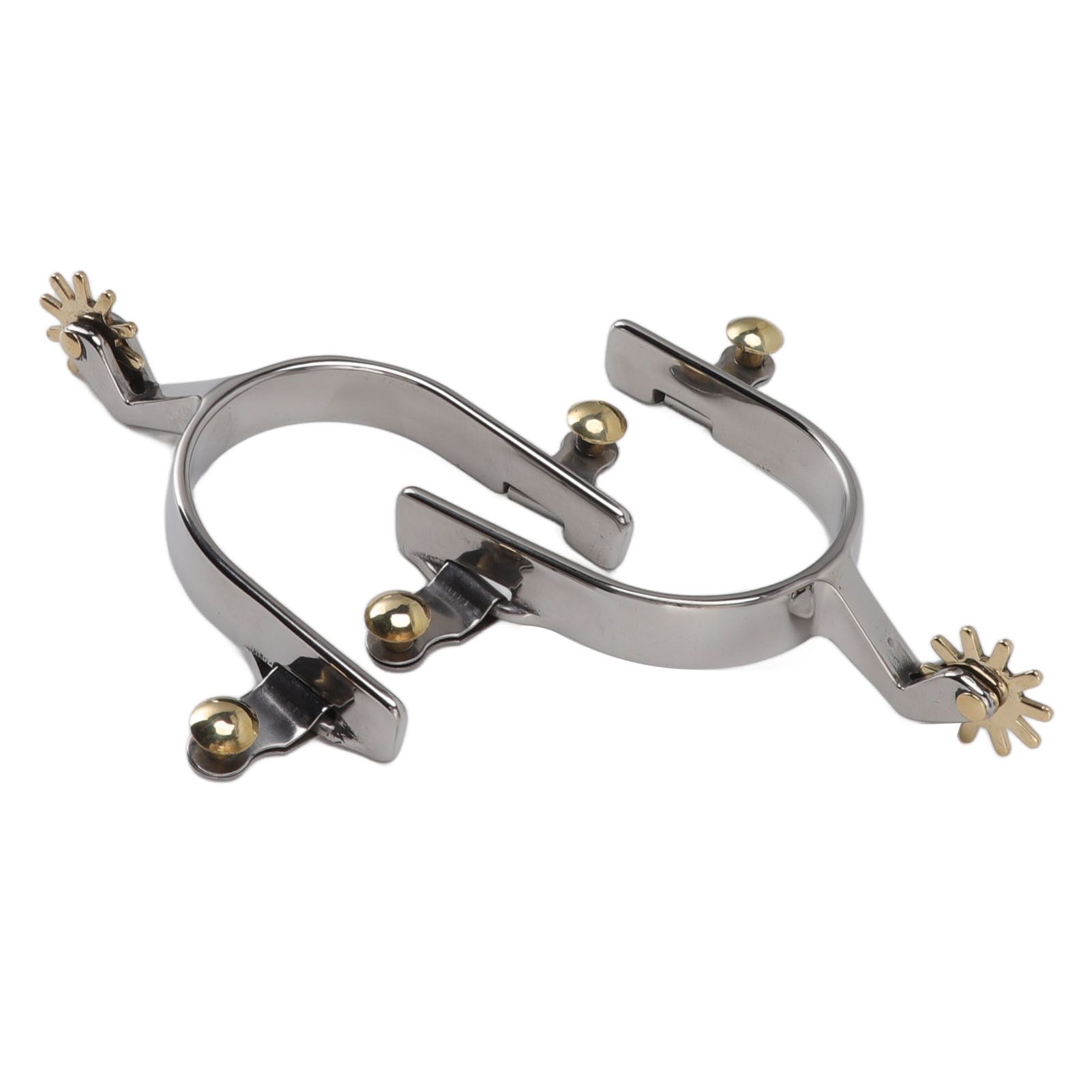 1 Pair Horse Spurs Stainless Steel Exquisite Cowboy Equestrian Boot Spurs for Horse Training Equestrian Competition - Image 2