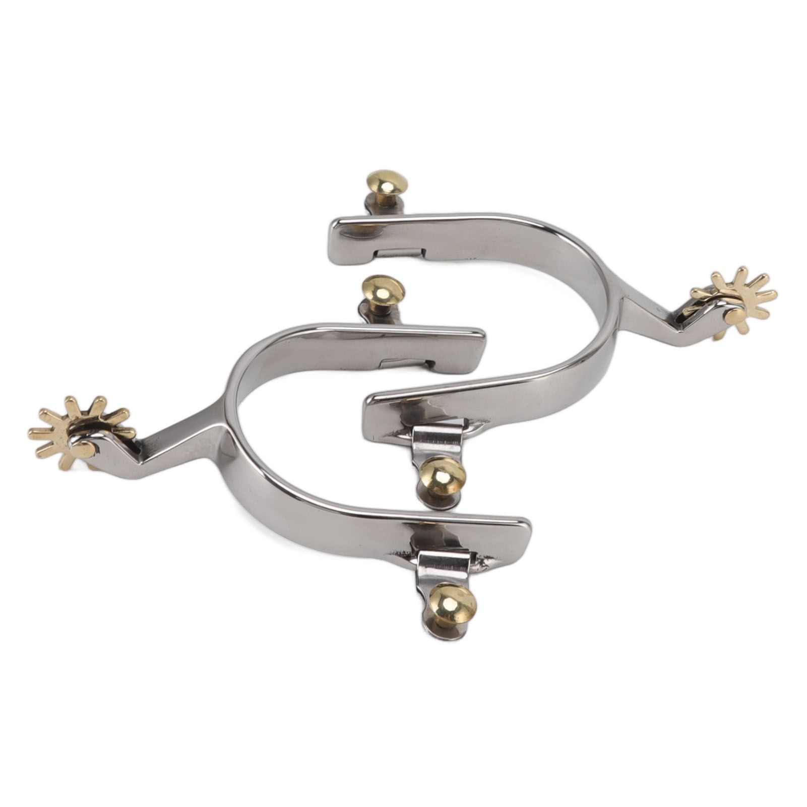 1 Pair Horse Spurs Stainless Steel Exquisite Cowboy Equestrian Boot Spurs for Horse Training Equestrian Competition - Image 3