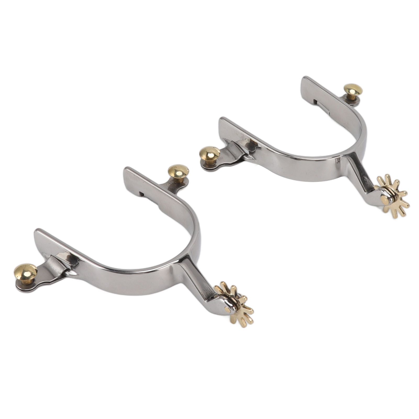 1 Pair Horse Spurs Stainless Steel Exquisite Cowboy Equestrian Boot Spurs for Horse Training Equestrian Competition - Image 5