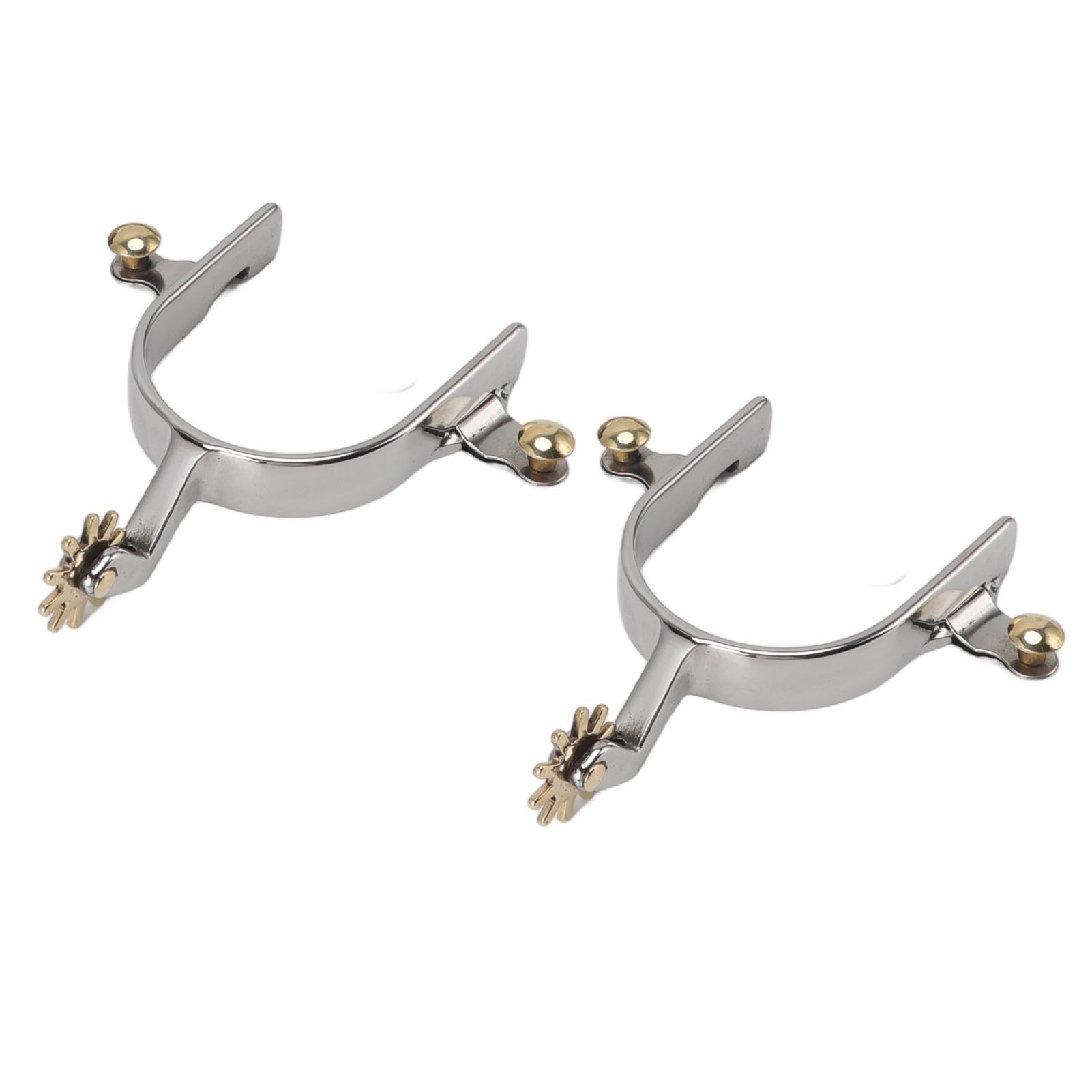 1 Pair Horse Spurs Stainless Steel Exquisite Cowboy Equestrian Boot Spurs for Horse Training Equestrian Competition - Image 8