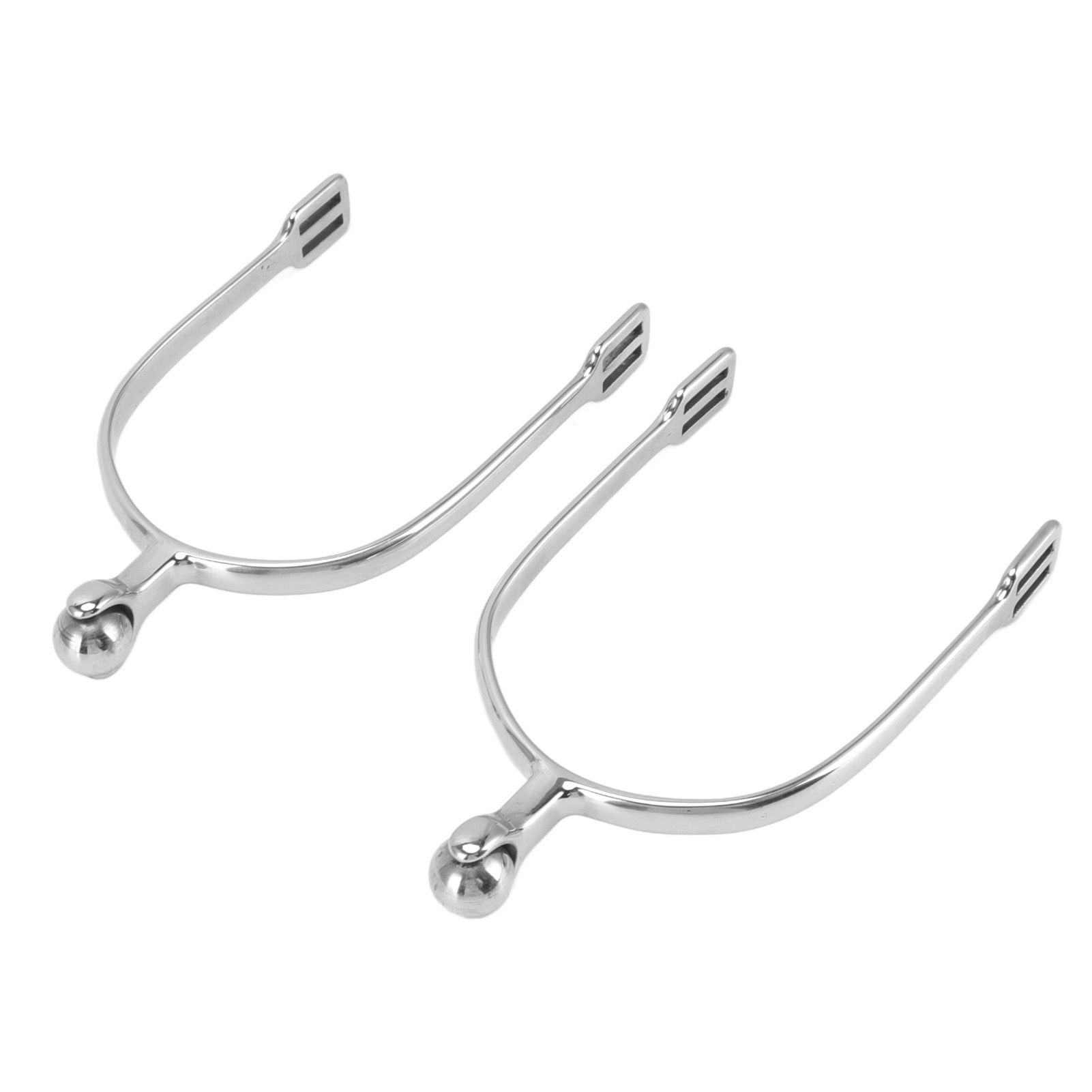 1 Pair Horse Spurs Stainless Steel Western Cowboy Equestrian Boot Spurs for Horse Training Riding - Image 1