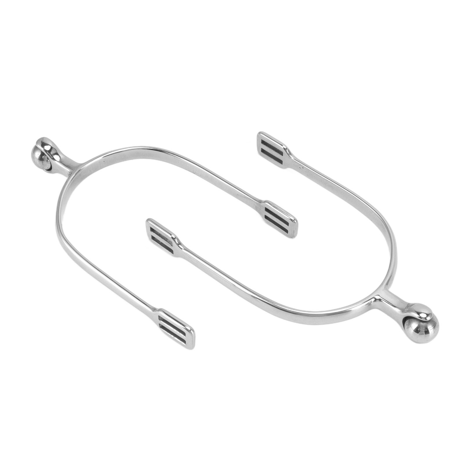1 Pair Horse Spurs Stainless Steel Western Cowboy Equestrian Boot Spurs for Horse Training Riding - Image 2