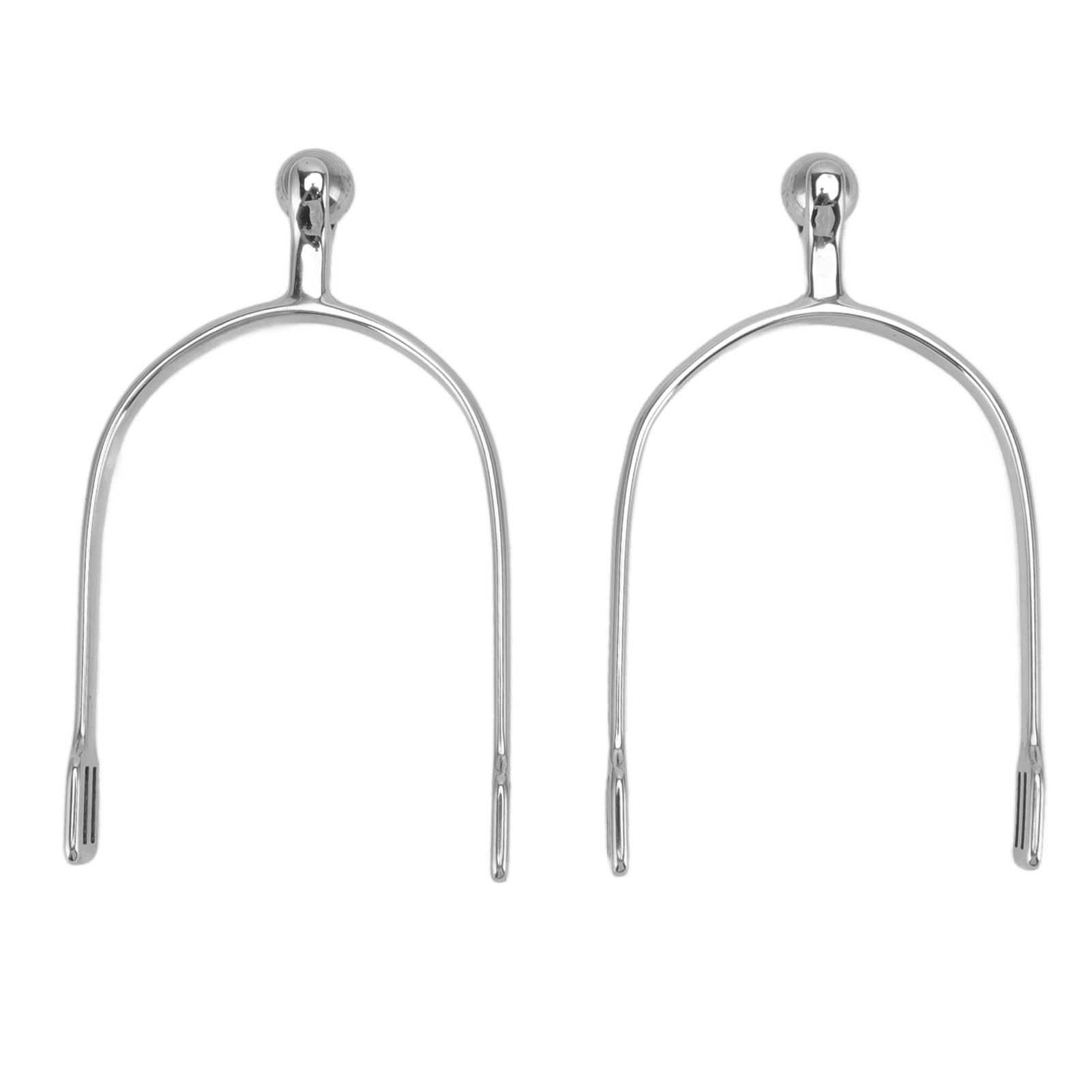 1 Pair Horse Spurs Stainless Steel Western Cowboy Equestrian Boot Spurs for Horse Training Riding - Image 3