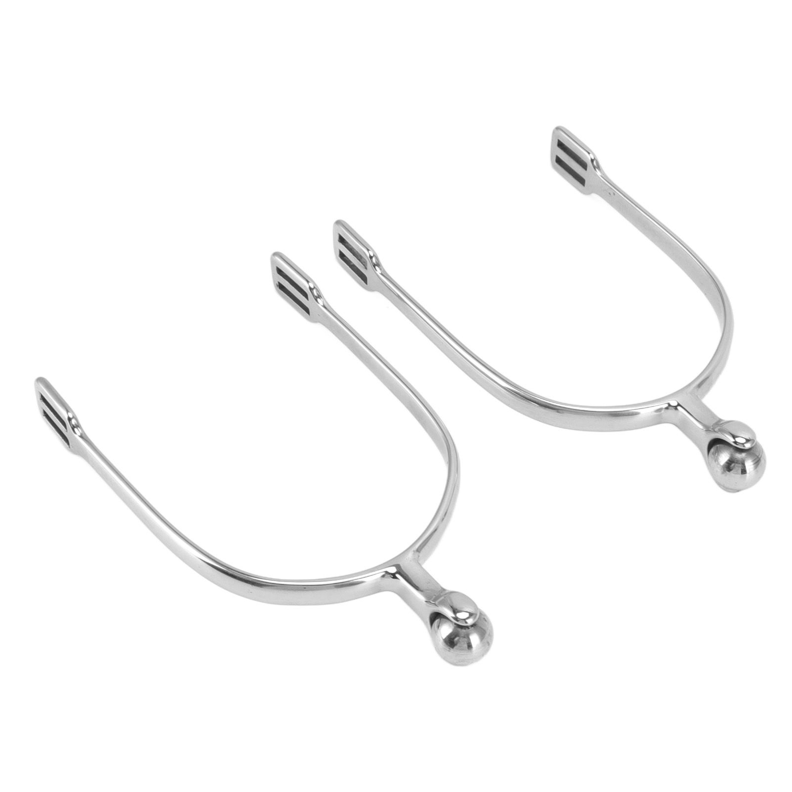 1 Pair Horse Spurs Stainless Steel Western Cowboy Equestrian Boot Spurs for Horse Training Riding - Image 5