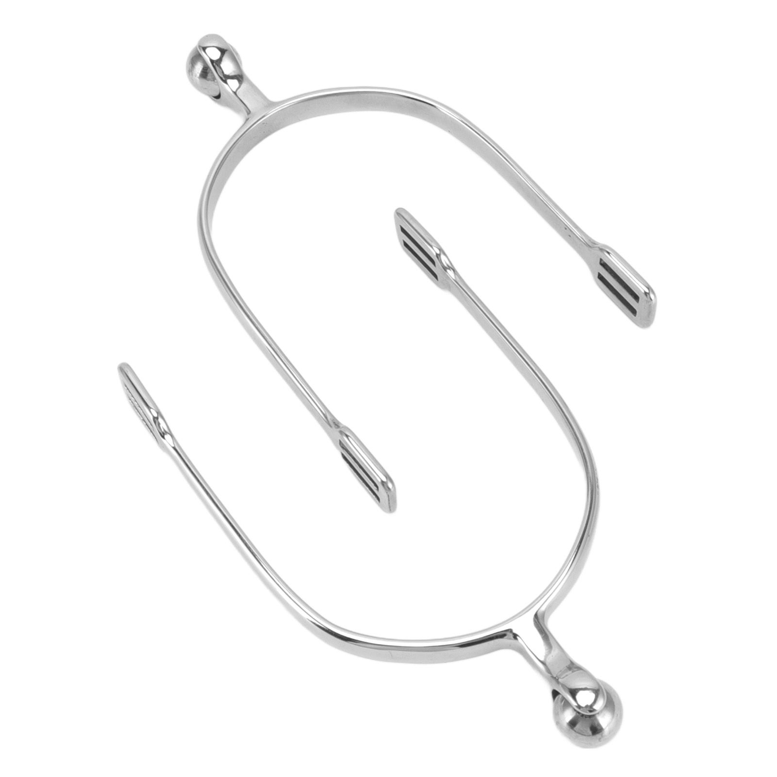 1 Pair Horse Spurs Stainless Steel Western Cowboy Equestrian Boot Spurs for Horse Training Riding - Image 8