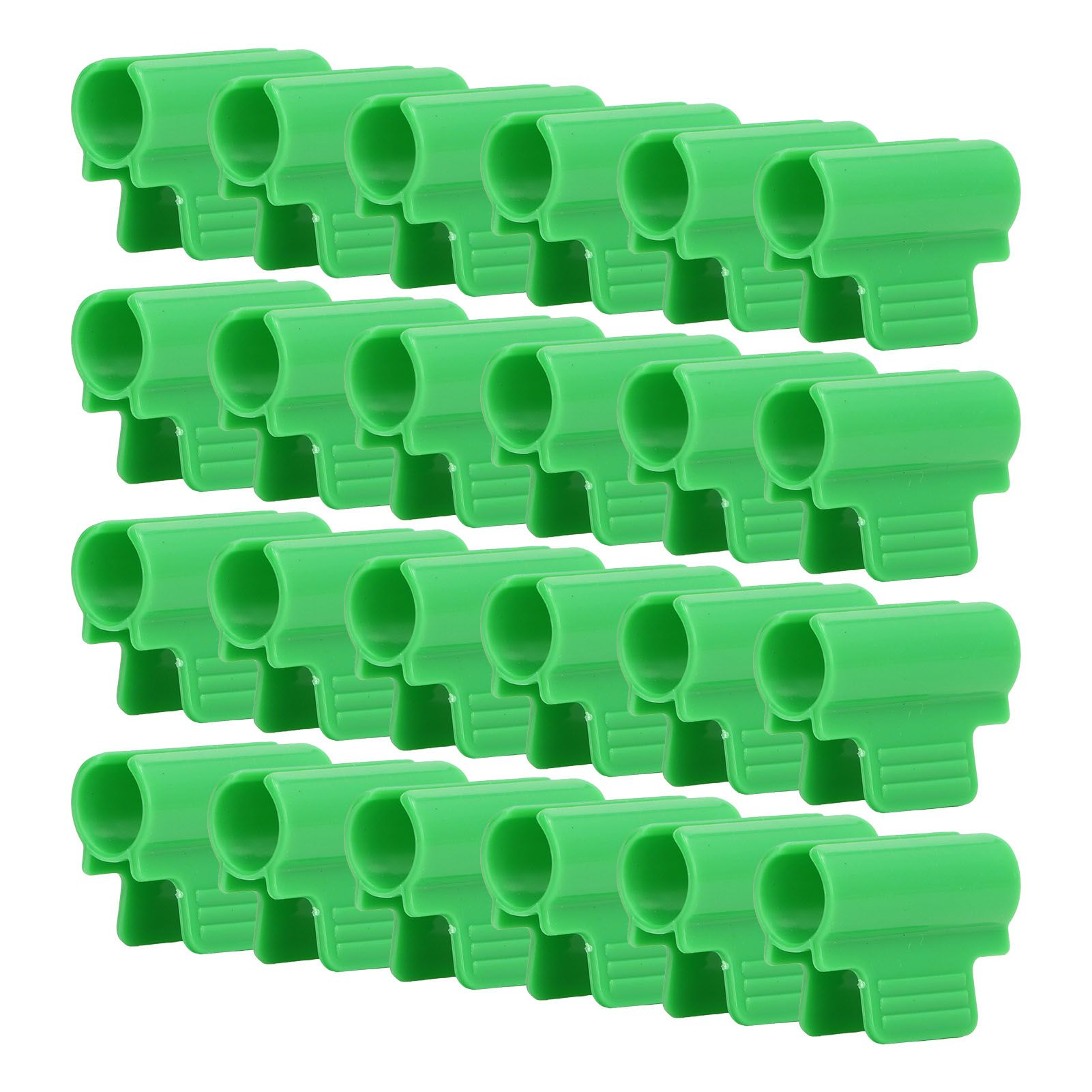 24pcs Greenhouse Clamps Single Head Row Cover Netting Tunnel Hoop Clips Insect Proof Shed Film Shading Net Rod Clips 19mm - Image 1