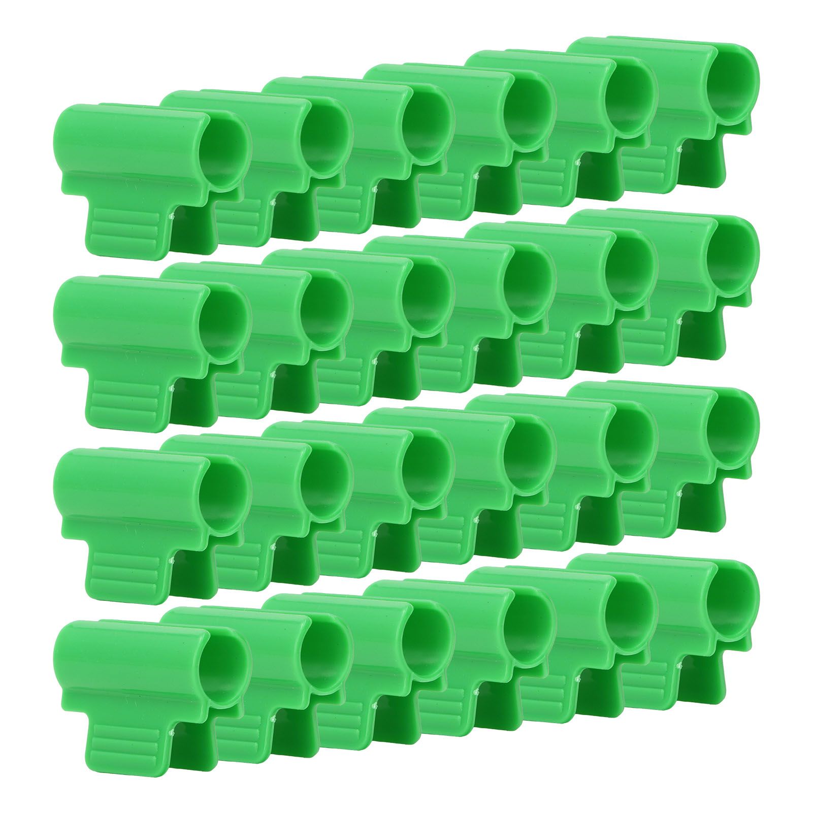 24pcs Greenhouse Clamps Single Head Row Cover Netting Tunnel Hoop Clips Insect Proof Shed Film Shading Net Rod Clips 19mm - Image 2