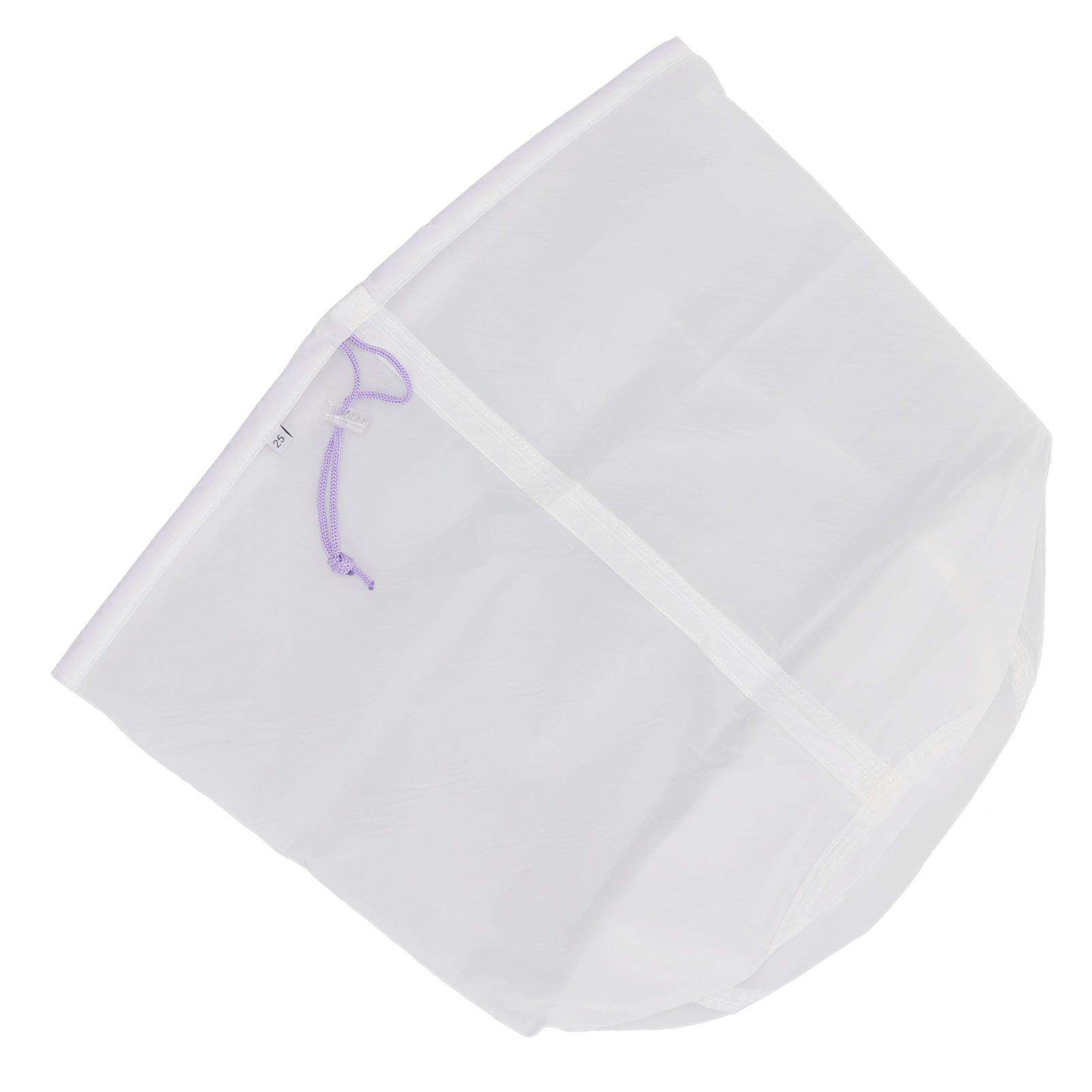 5 Gallons Brew Bags Wine Straining Bag Extra Fine Mesh for Homebrewing Milk Honey Purple (25micro) - Image 6