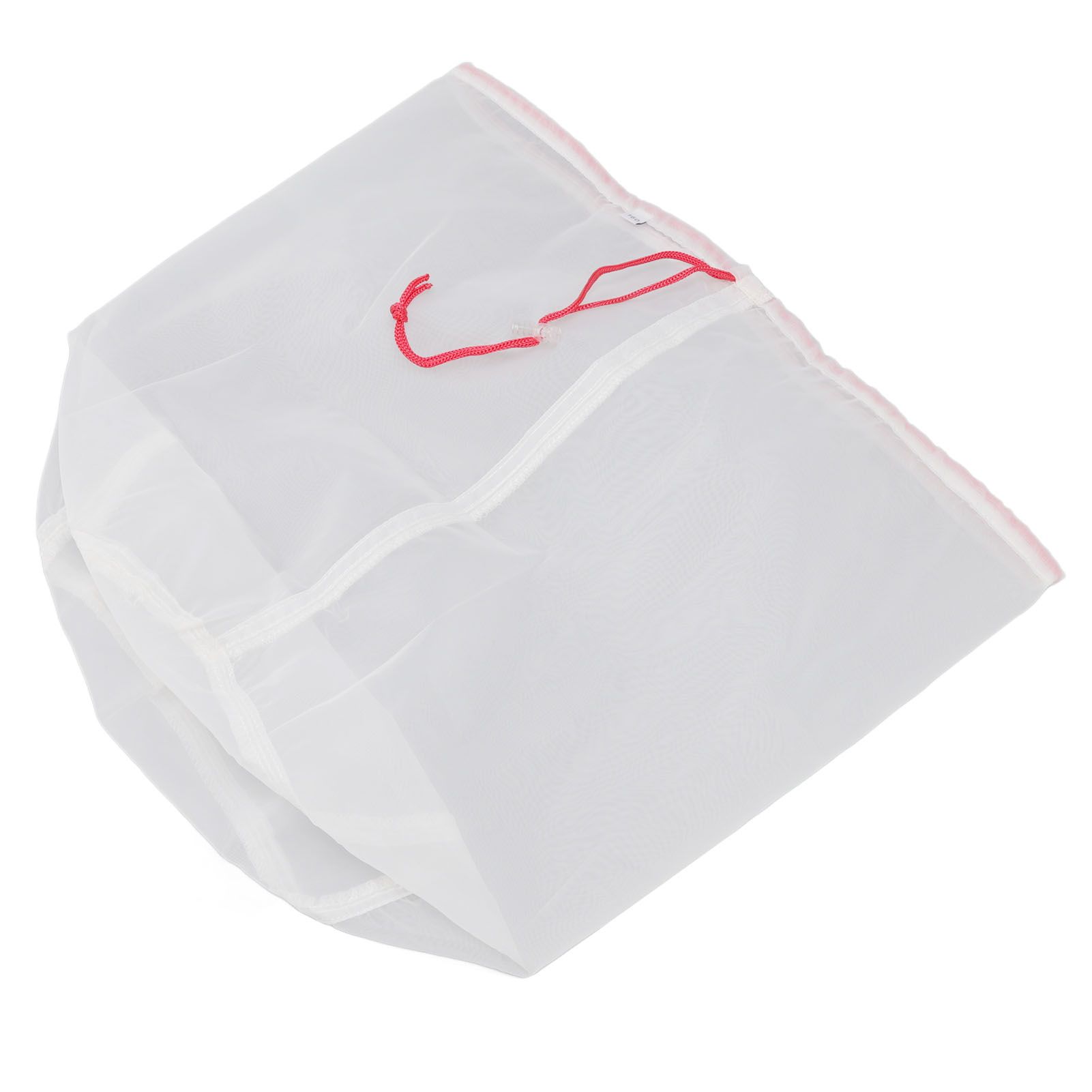 5 Gallons Brew Bags Wine Straining Bag Extra Fine Mesh for Homebrewing Milk Honey Red (160micro) - Image 2