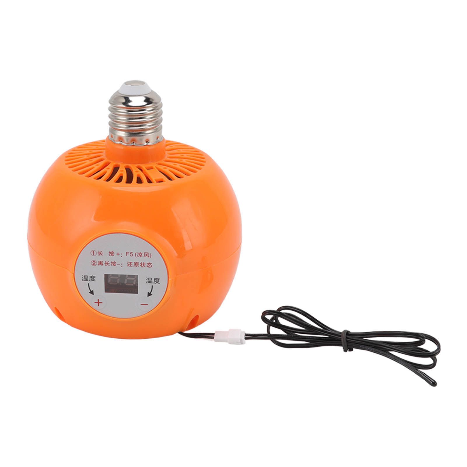 E27 Heating Lamp Auto Constant Temp Adjustable Poultry Heater Lamp for Rabbits Chickens Ducks 150W 220V - Image 1