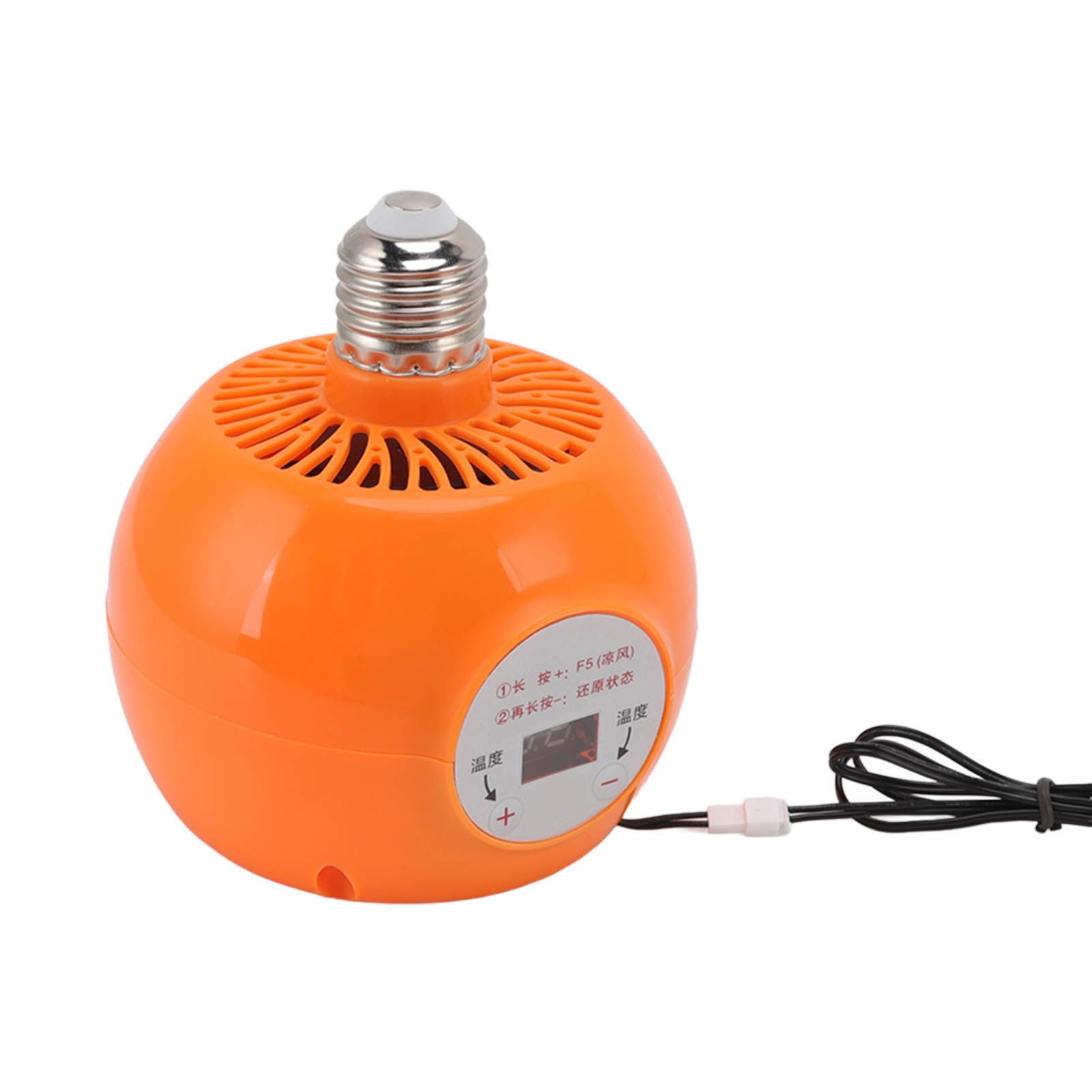 E27 Heating Lamp Auto Constant Temp Adjustable Poultry Heater Lamp for Rabbits Chickens Ducks 150W 220V - Image 3