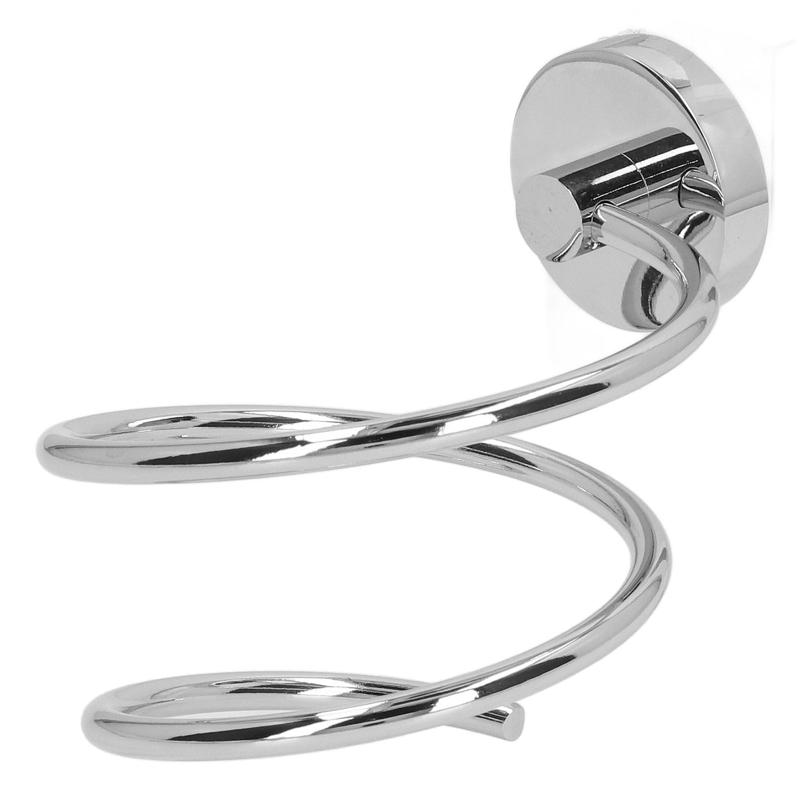 304 Stainless Steel Hair Dryer Rack Keep Tidy Wall Mount Blow Hair Dryer Holder for Bathroom Chrome Plated - Image 4