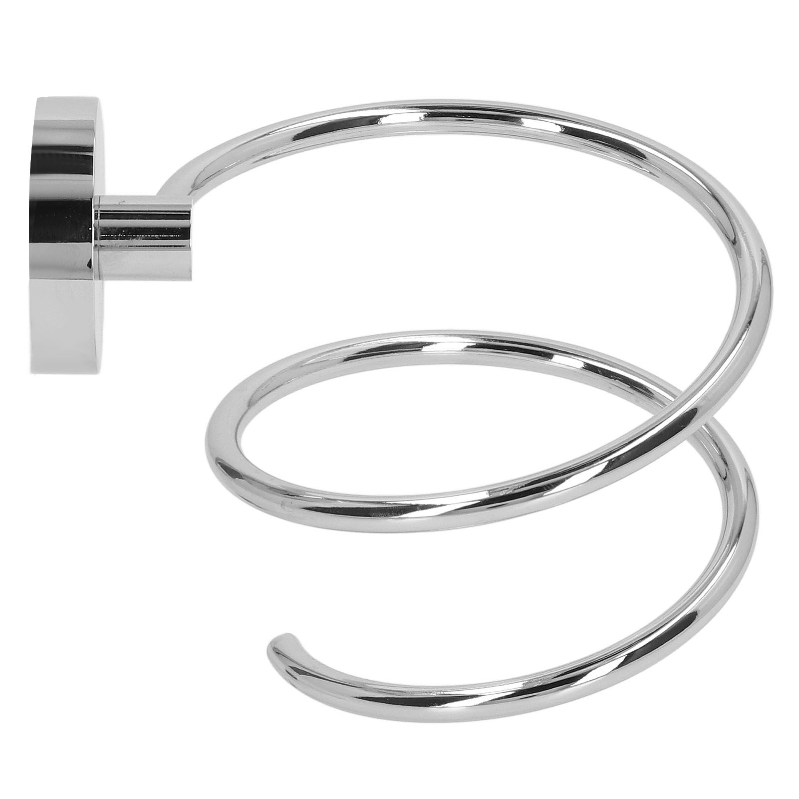 304 Stainless Steel Hair Dryer Rack Keep Tidy Wall Mount Blow Hair Dryer Holder for Bathroom Chrome Plated - Image 5