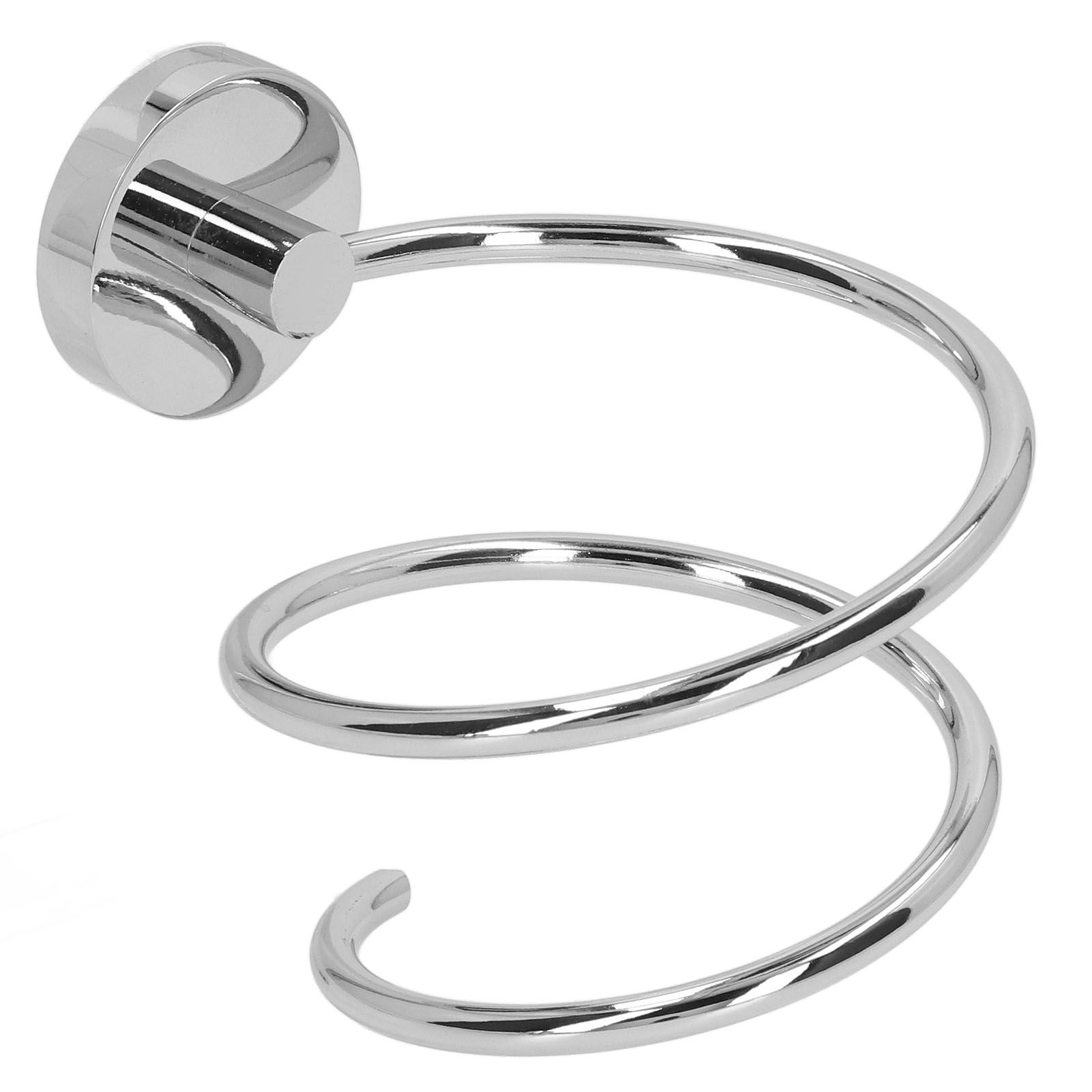 304 Stainless Steel Hair Dryer Rack Keep Tidy Wall Mount Blow Hair Dryer Holder for Bathroom Chrome Plated - Image 6