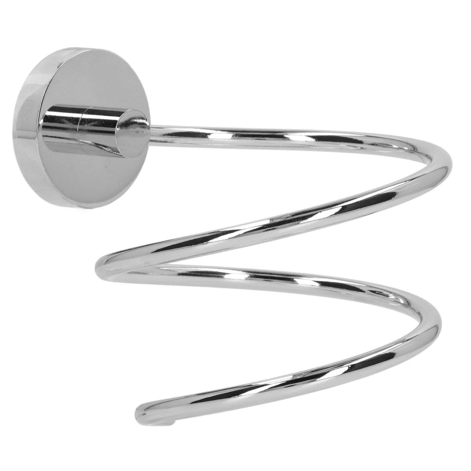 304 Stainless Steel Hair Dryer Rack Keep Tidy Wall Mount Blow Hair Dryer Holder for Bathroom Chrome Plated - Image 7