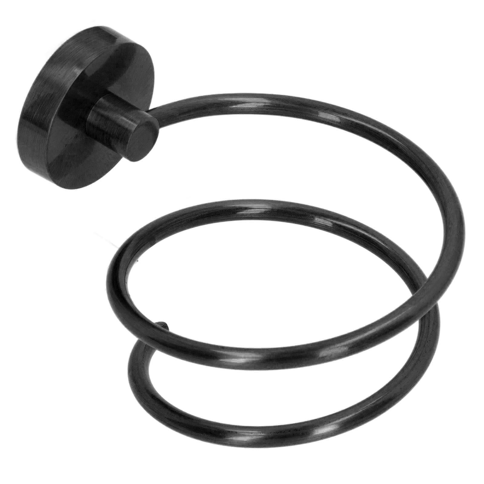 304 Stainless Steel Hair Dryer Rack Keep Tidy Wall Mount Blow Hair Dryer Holder for Bathroom ORB - Image 2