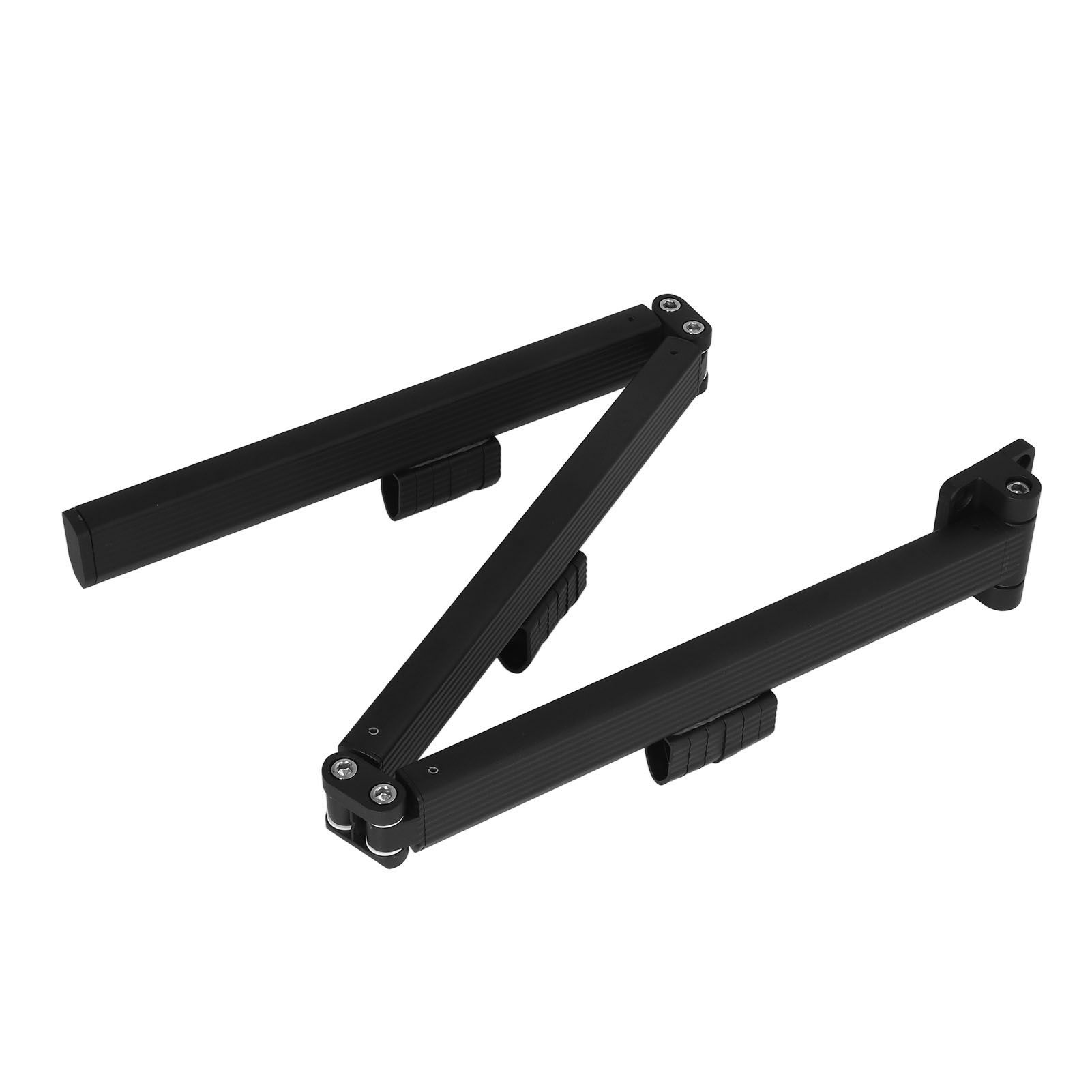 Laundry Drying Rack Retractable 3 Folding Wall Mounted Clothes Drying Rack for Entrance Bedroom Laundry Room Black - Image 7