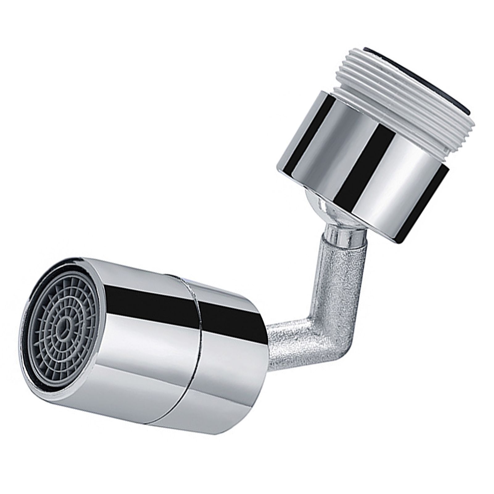 Plastic Faucet Extender 360 Degree Universal Rotating Splashing Proof Tap Aerator for Kitchen Bathroom - Image 2
