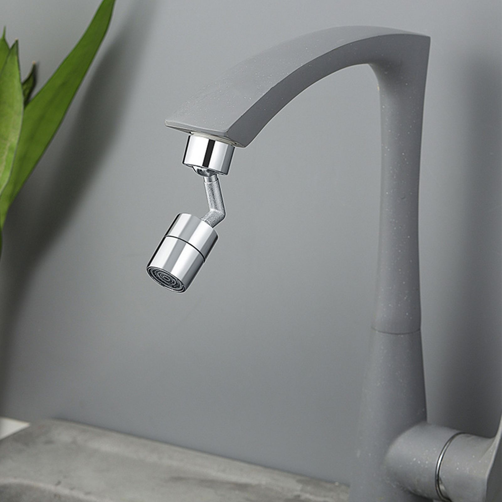 Plastic Faucet Extender 360 Degree Universal Rotating Splashing Proof Tap Aerator for Kitchen Bathroom - Image 5