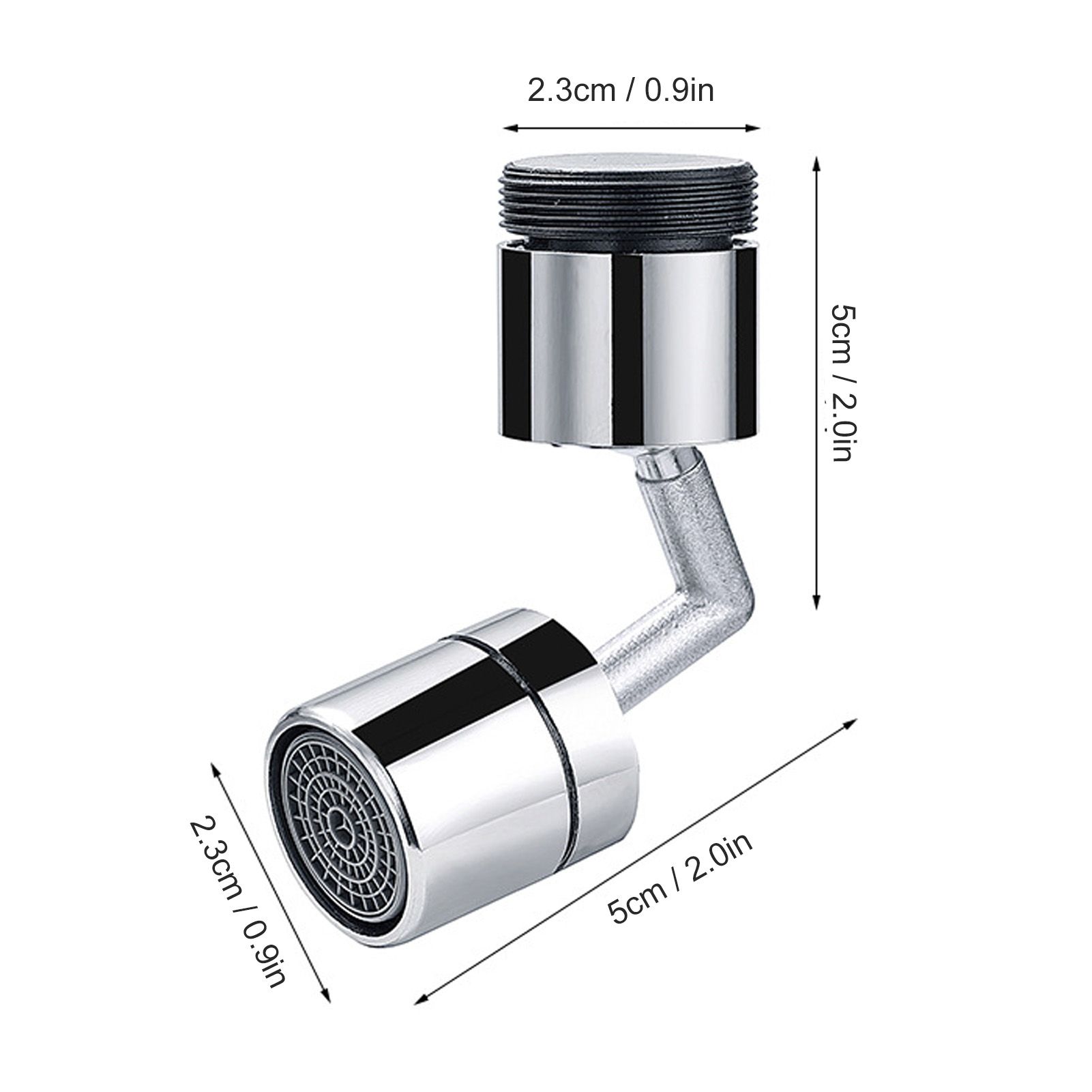 Universal 360 Degree Swivel Faucet Extender All Copper Anti Splash Faucet Aerator for Kitchen - Image 5
