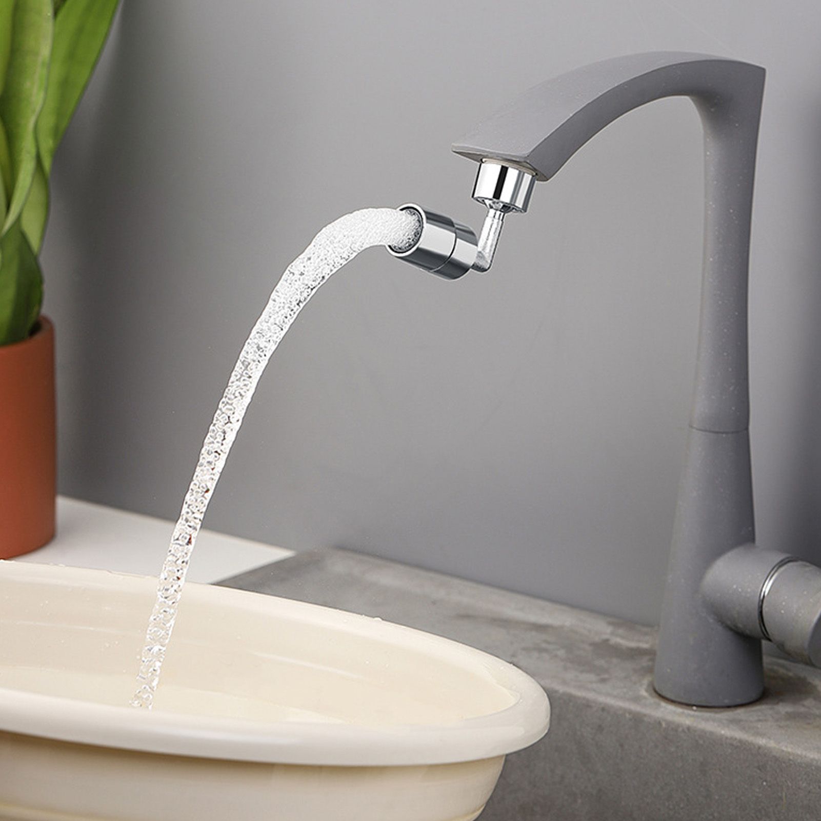 Universal 360 Degree Swivel Faucet Extender All Copper Anti Splash Faucet Aerator for Kitchen - Image 7