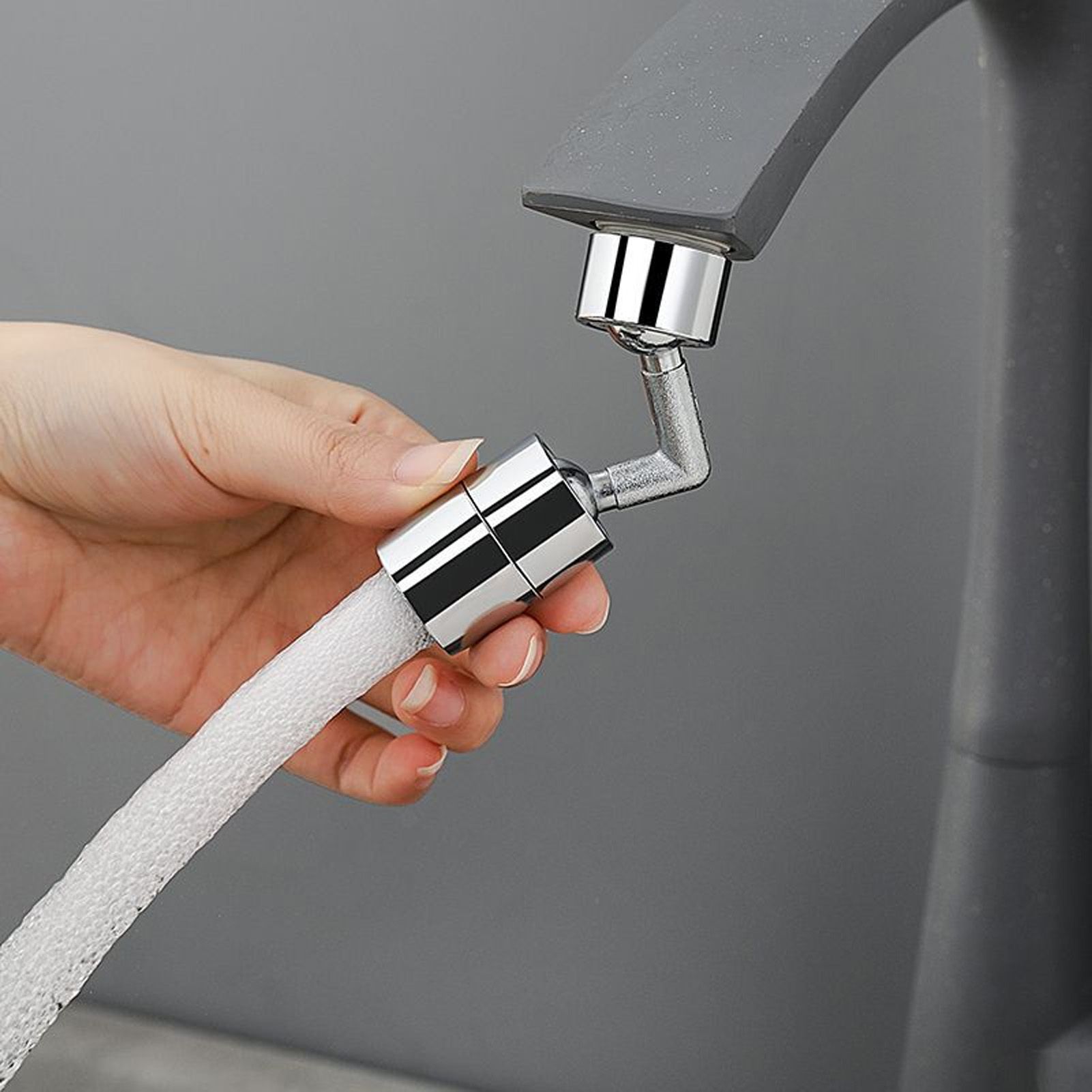 Universal 360 Degree Swivel Faucet Extender All Copper Anti Splash Faucet Aerator for Kitchen - Image 8