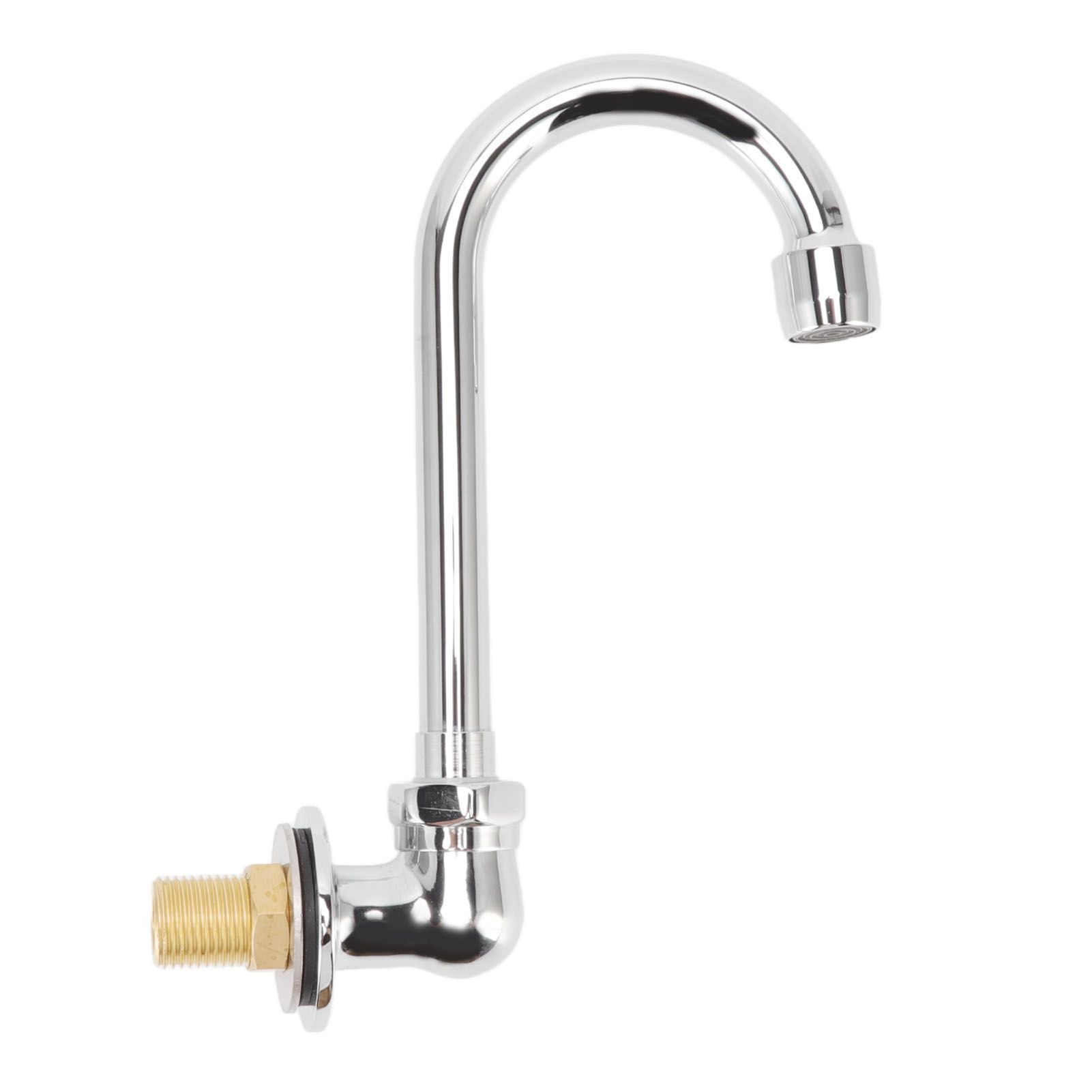 Foot Pedal Faucet Stainless Steel G1/2 Thread Wall Mounted Knee Valve Basin Tap for Hospital Railway Station Factory - Image 3