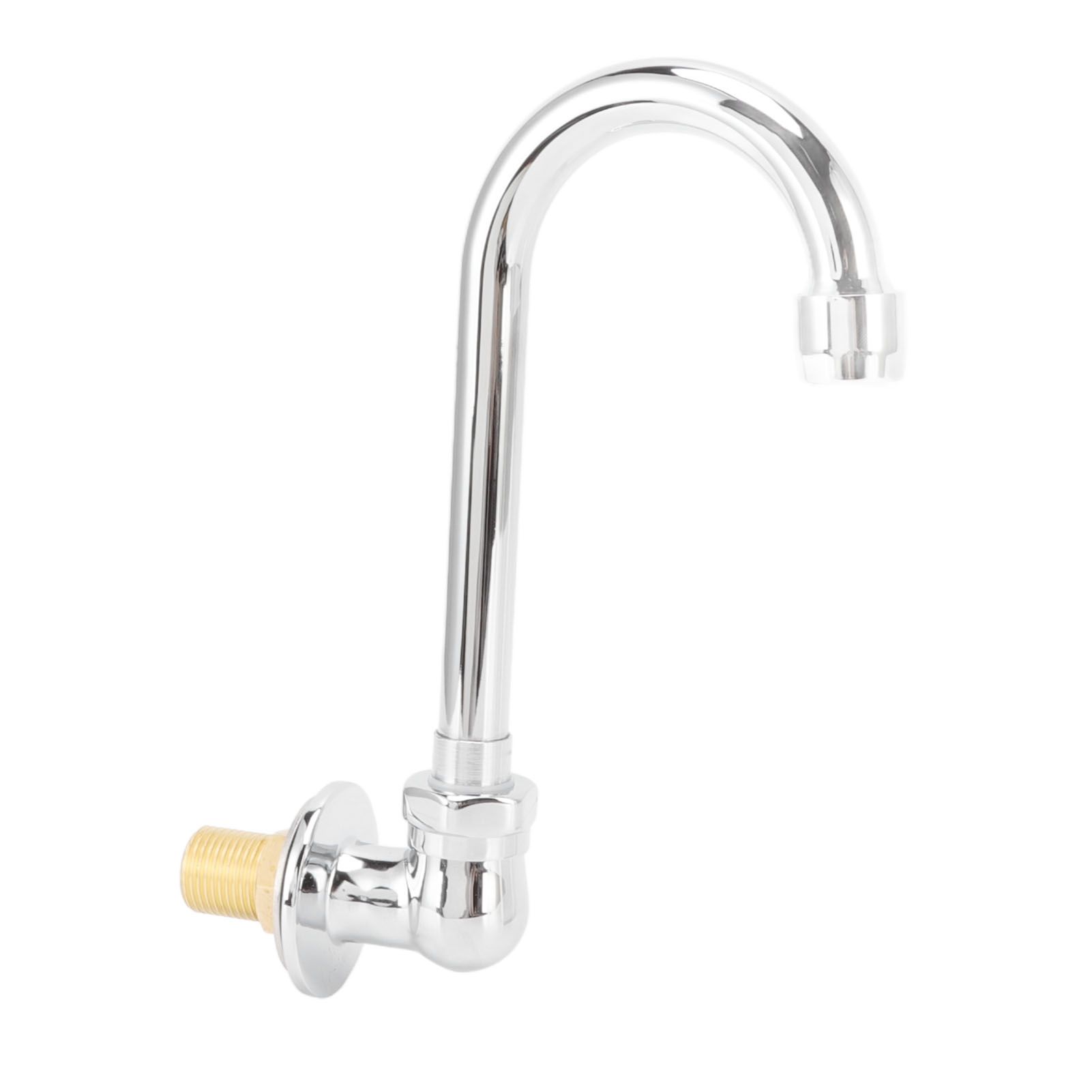 Foot Pedal Faucet Stainless Steel G1/2 Thread Wall Mounted Knee Valve Basin Tap for Hospital Railway Station Factory - Image 4