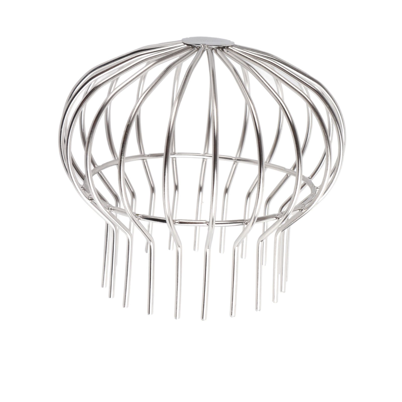 Outdoor Roof Drain Stainless Steel Anti Blocking Round Line Cap Floor Drain Gutter Cleaning Floor Net for Balcony Terrace 160 - Image 3