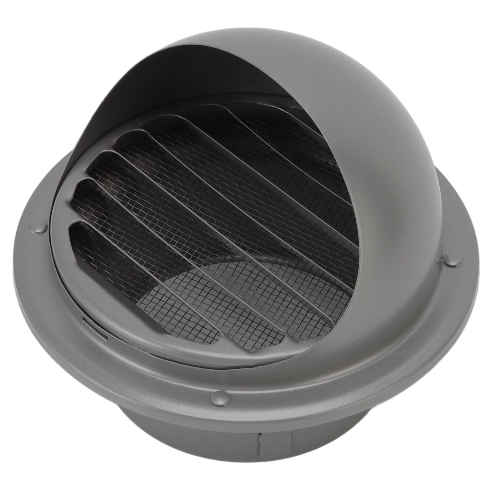 Stainless Steel Round Air Vent Louvered Cover Waterproof Windproof External Wall Vent Outlet for Ventilation System - Image 1
