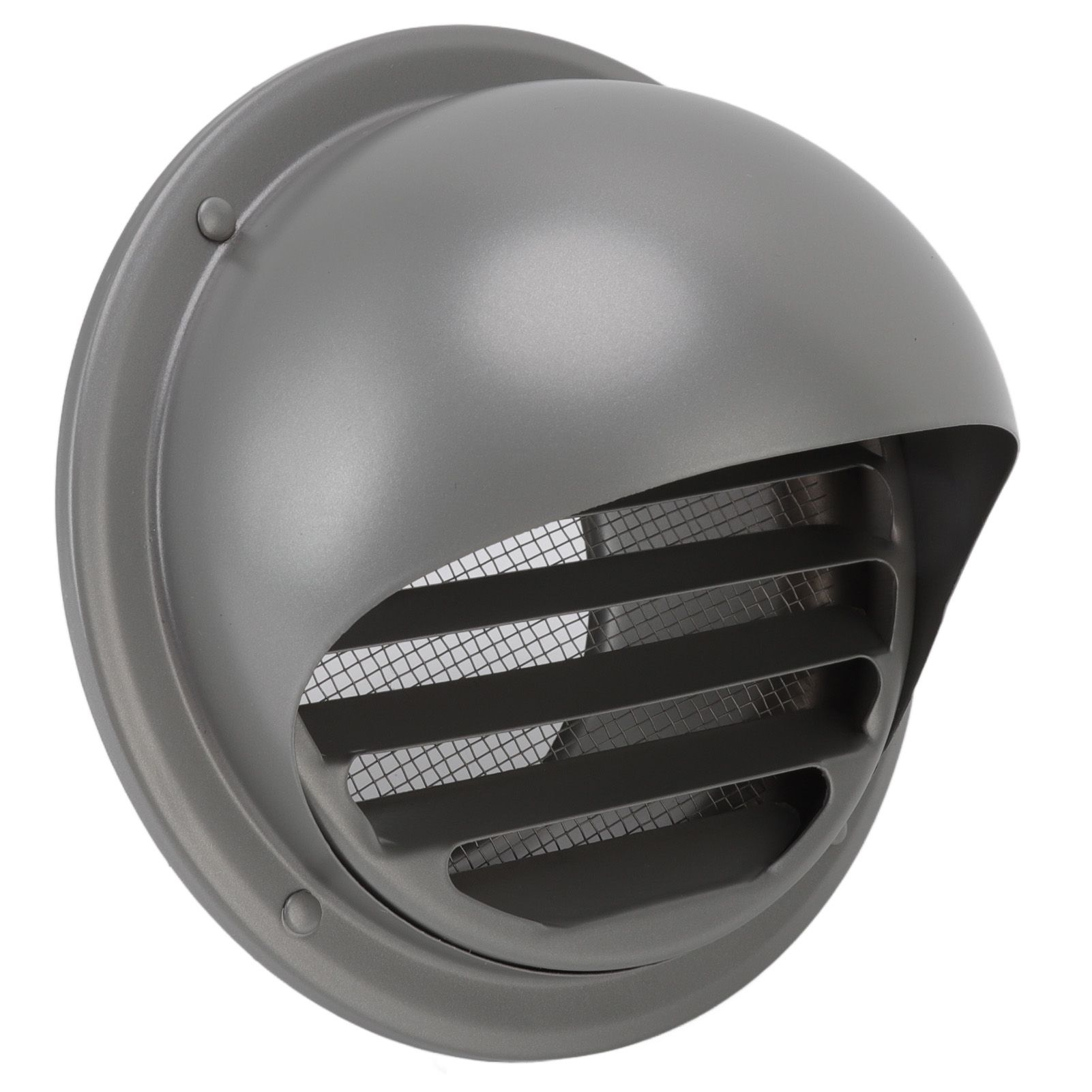 Stainless Steel Round Air Vent Louvered Cover Waterproof Windproof External Wall Vent Outlet for Ventilation System - Image 2