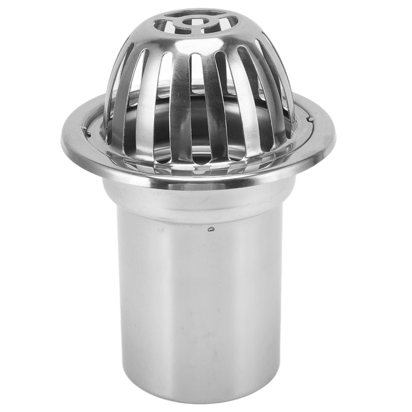 Roof Floor Drain Stainless Steel Non Blocking Balcony Outdoor Rain Bucket Drainage Parts Round 4in - Image 4