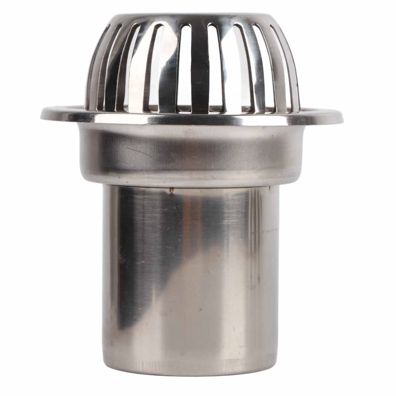 Roof Floor Drain Stainless Steel Non Blocking Balcony Outdoor Rain Bucket Drainage Parts Round 5in - Image 7